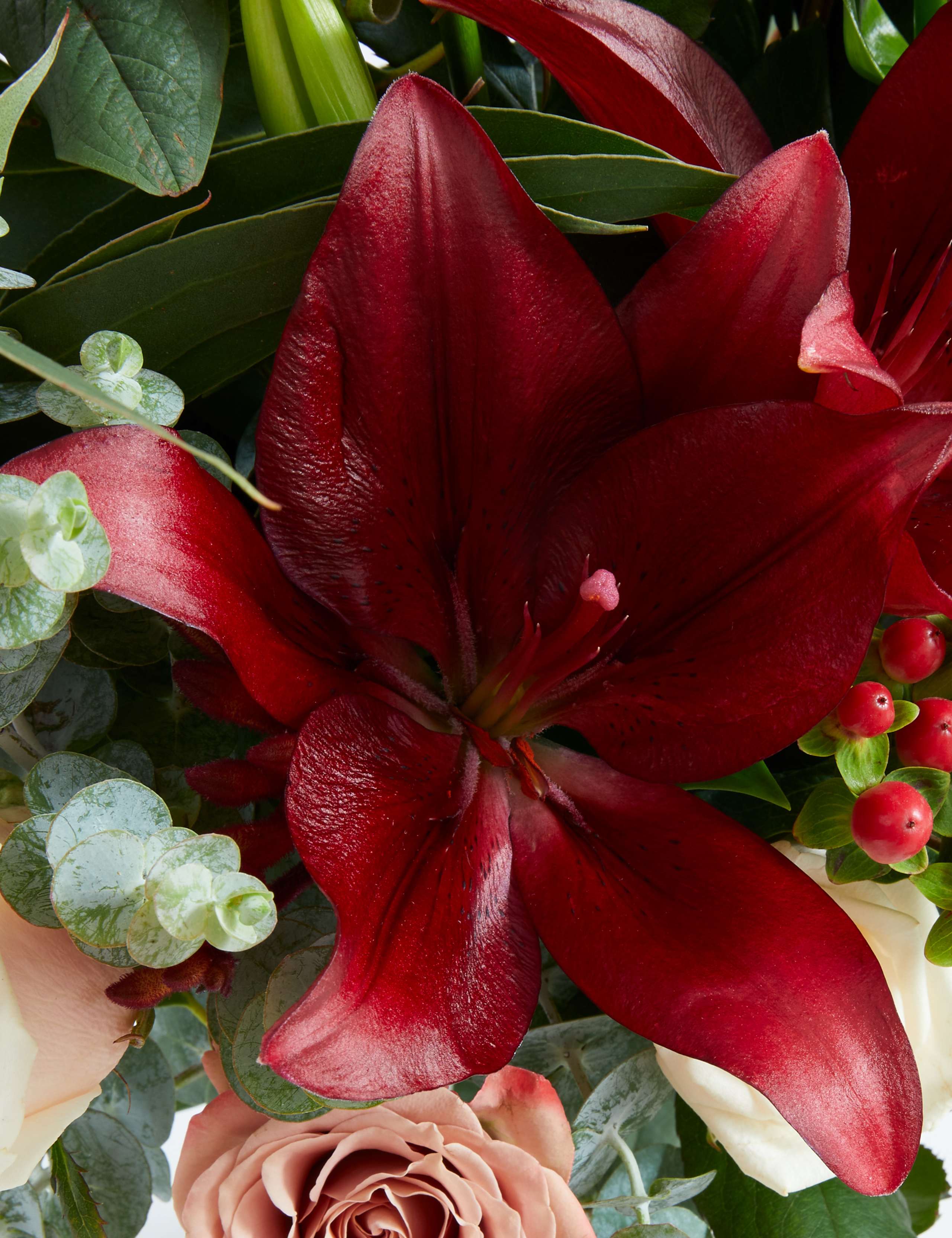 Autumn Rose & Lily Bouquet 4 of 4