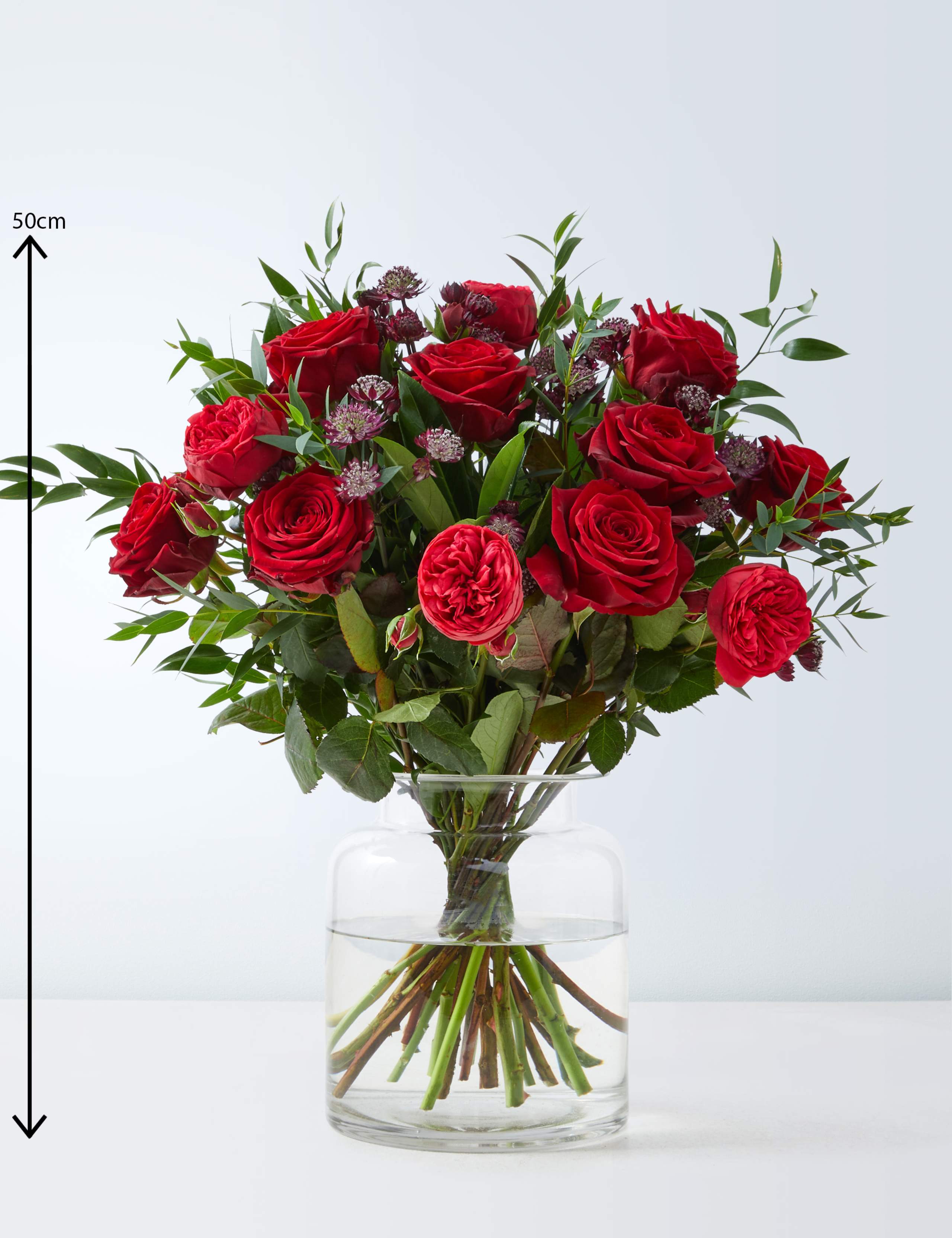 Valentine's Shades of Red Bouquet 3 of 4