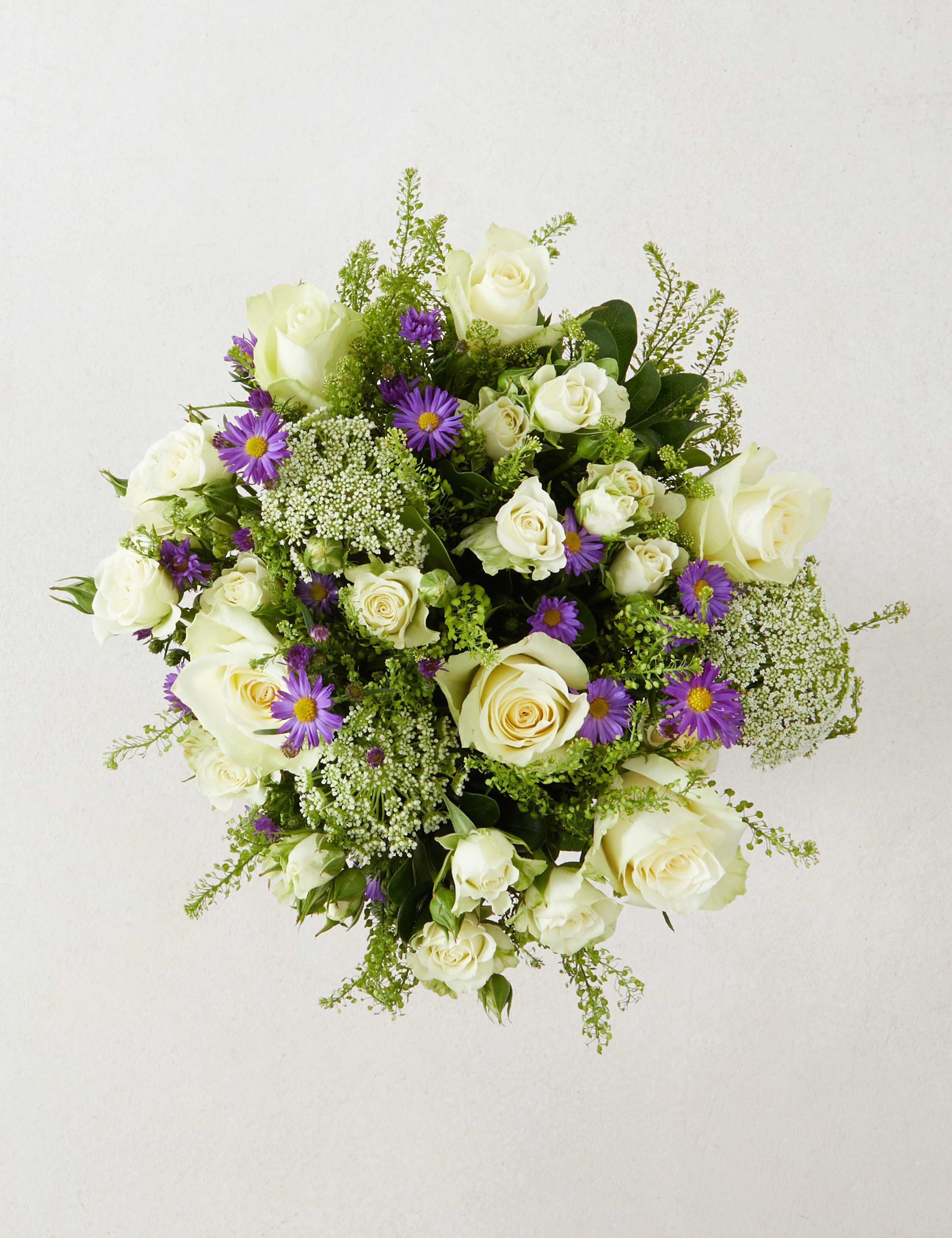 Classic Shades of White Flowers Bouquet 2 of 4