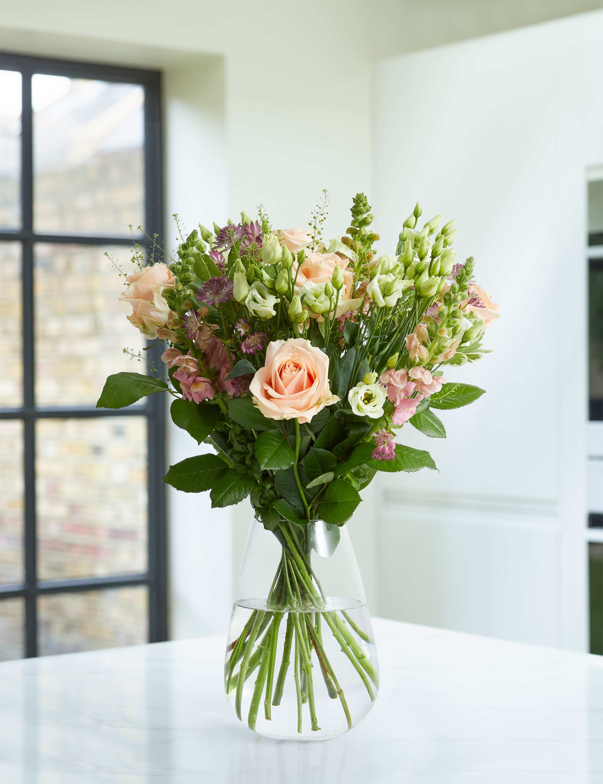 Shades of Peach Flowers Bouquet 1 of 4