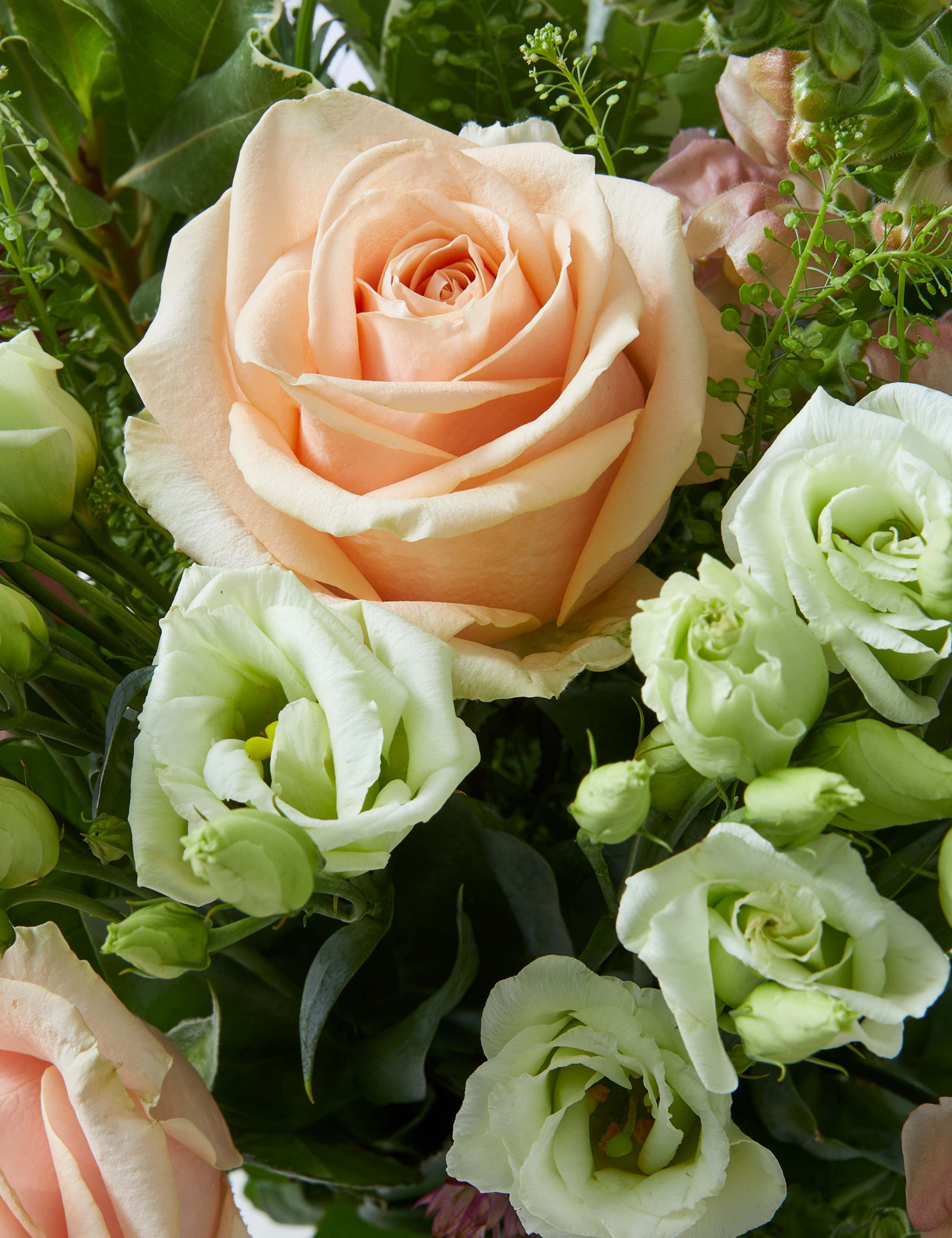 Shades of Peach Flowers Bouquet 4 of 4