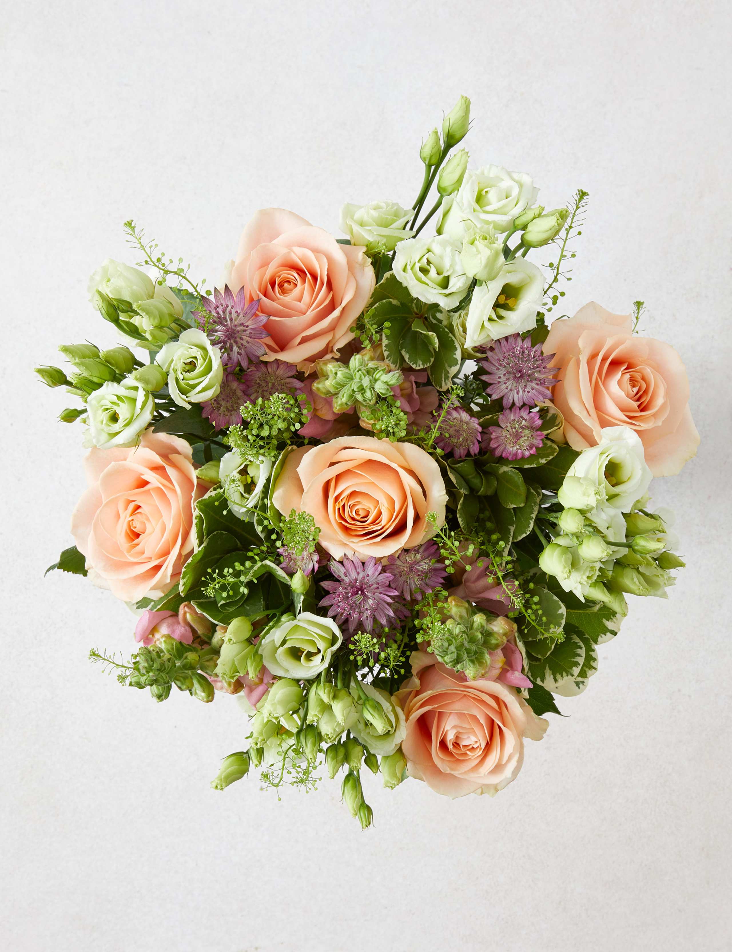 Shades of Peach Flowers Bouquet 2 of 4
