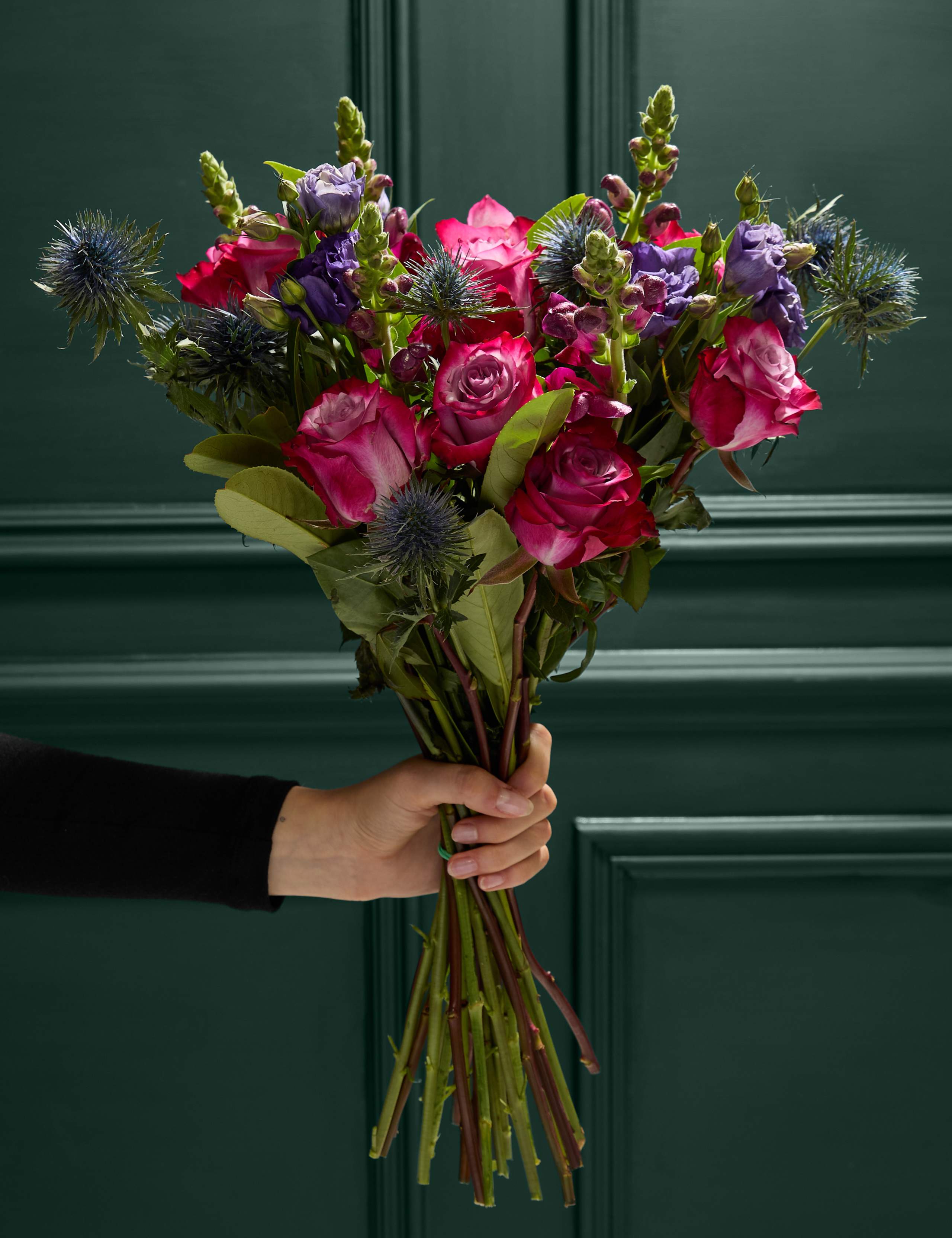Rose, Antirrhinum & Lisianthus Bouquet 1 of 6