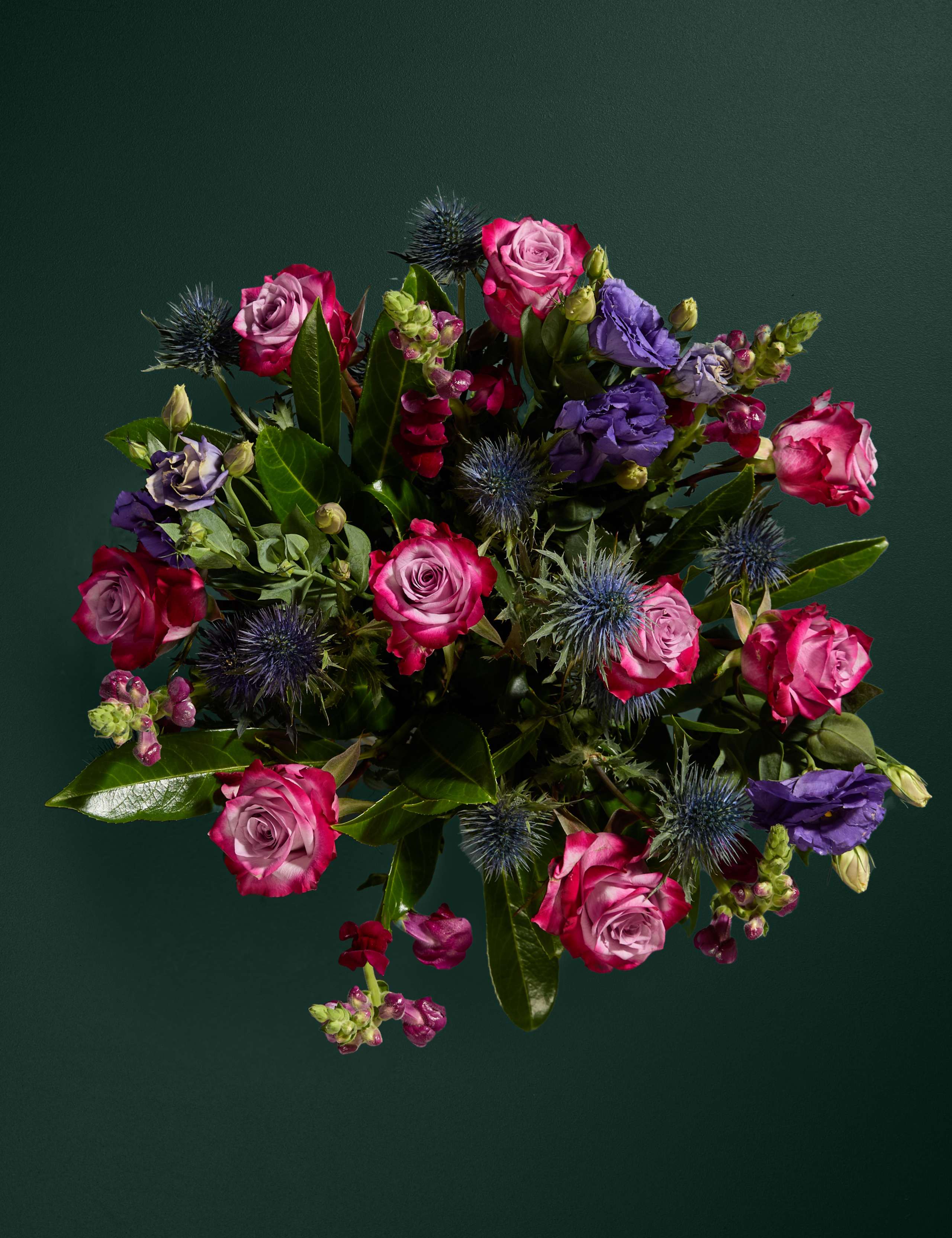 Rose, Antirrhinum & Lisianthus Bouquet 2 of 6