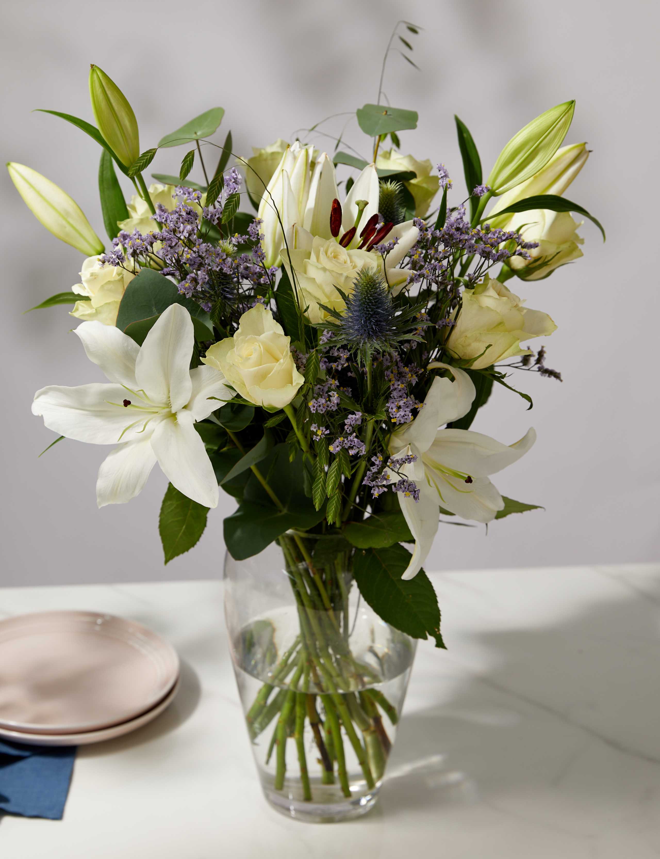 Rose & Lily White Bouquet 1 of 5