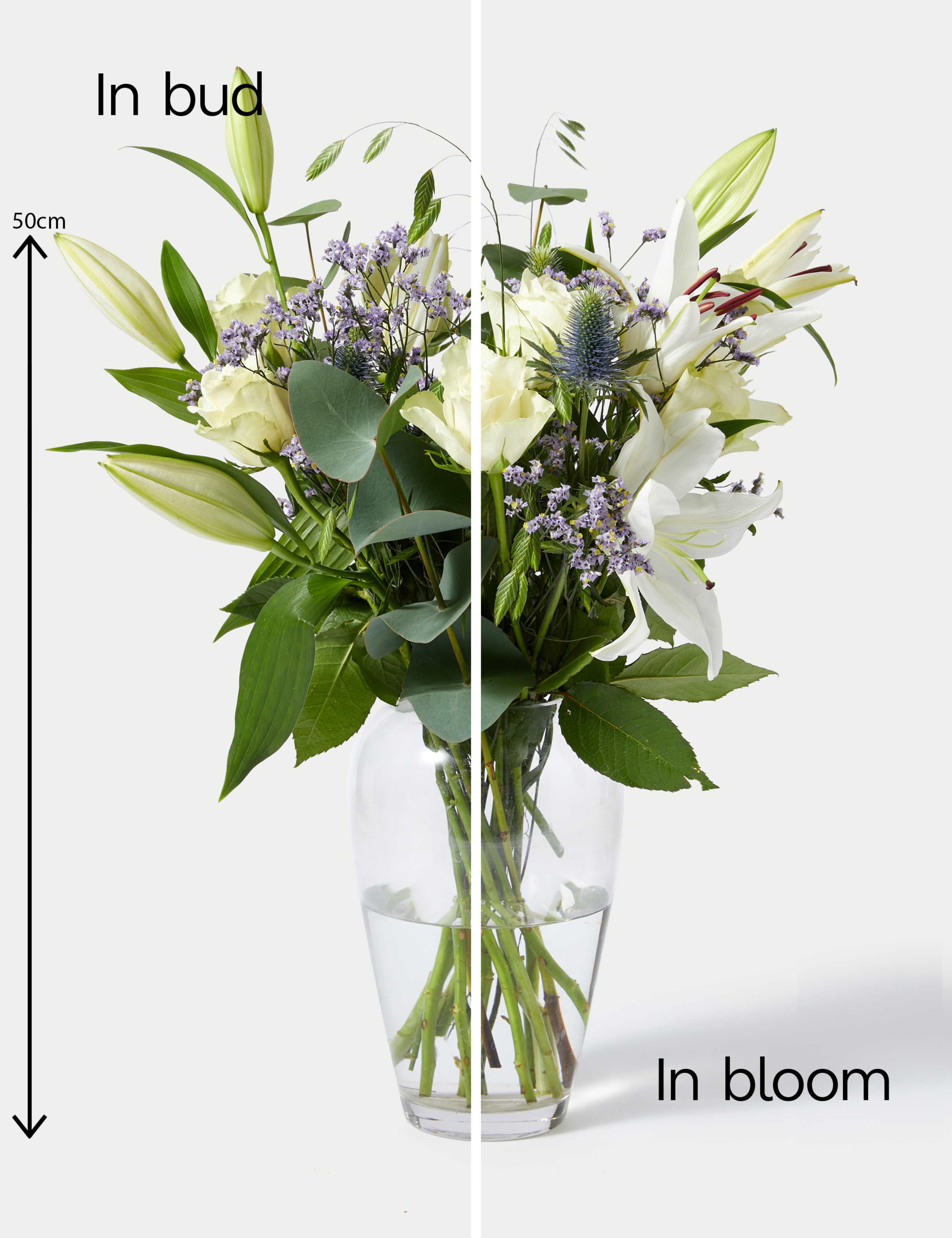 Rose & Lily White Bouquet 5 of 5