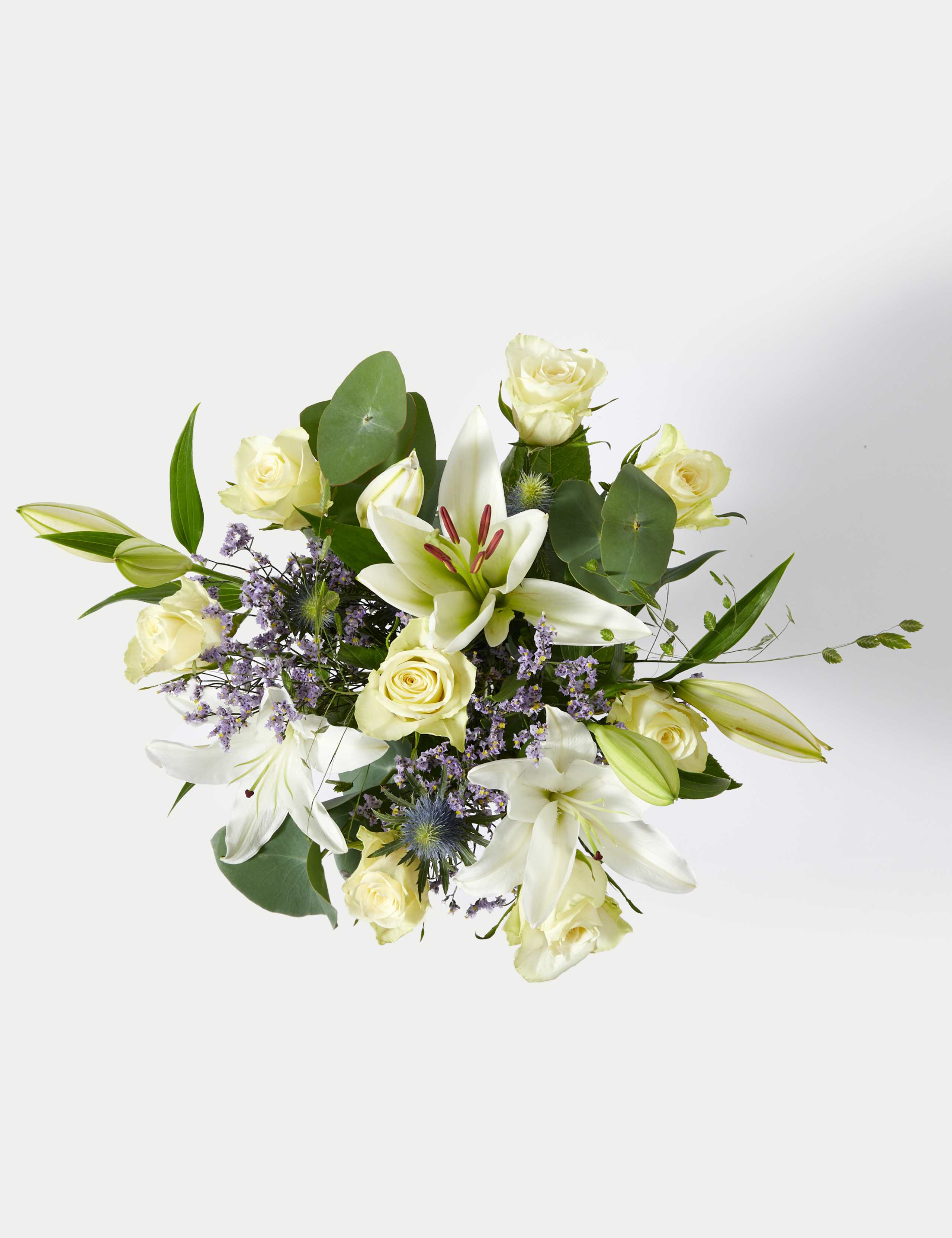 Rose & Lily White Bouquet 2 of 5