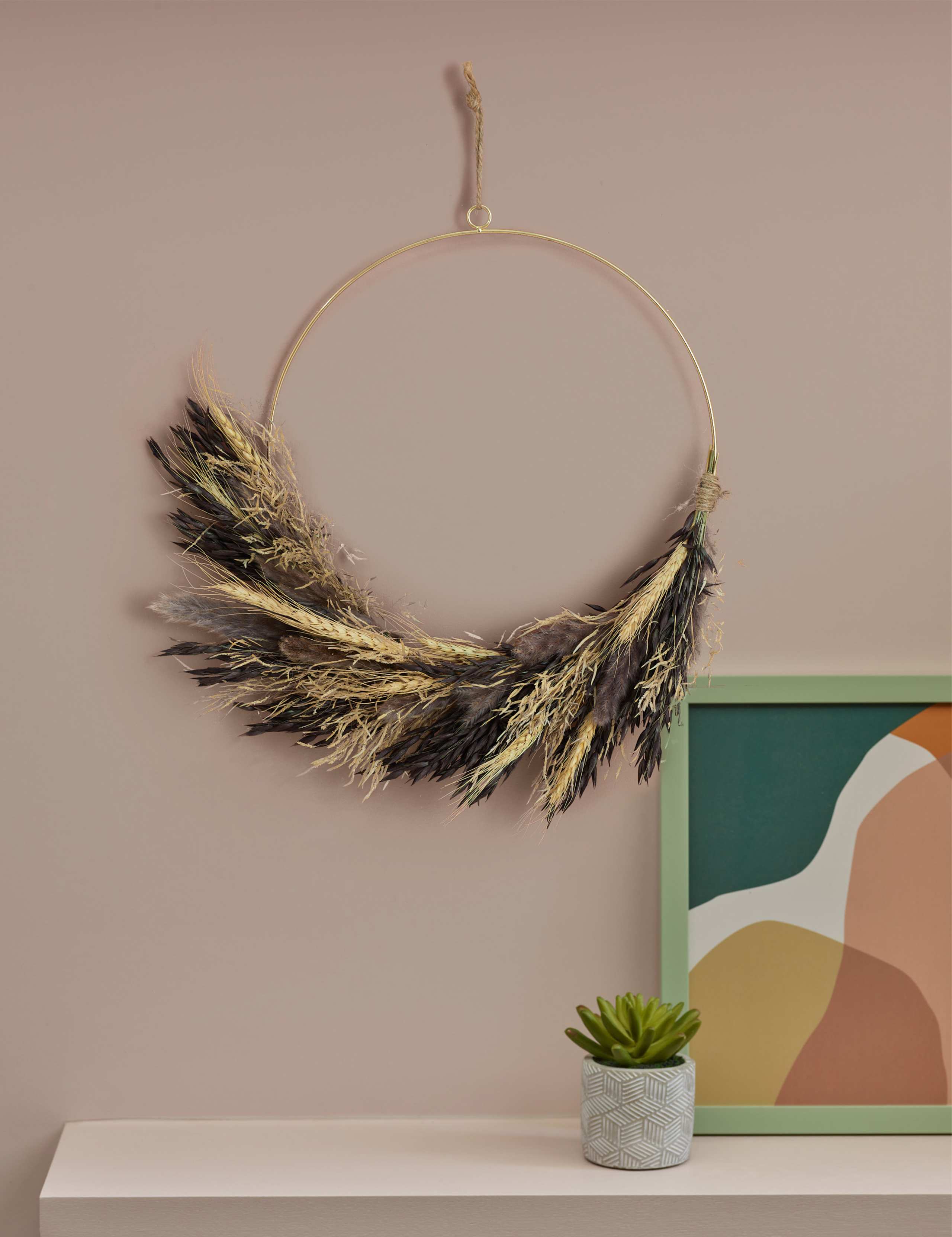 Make Your Own Dried Flower Wreath 1 of 5