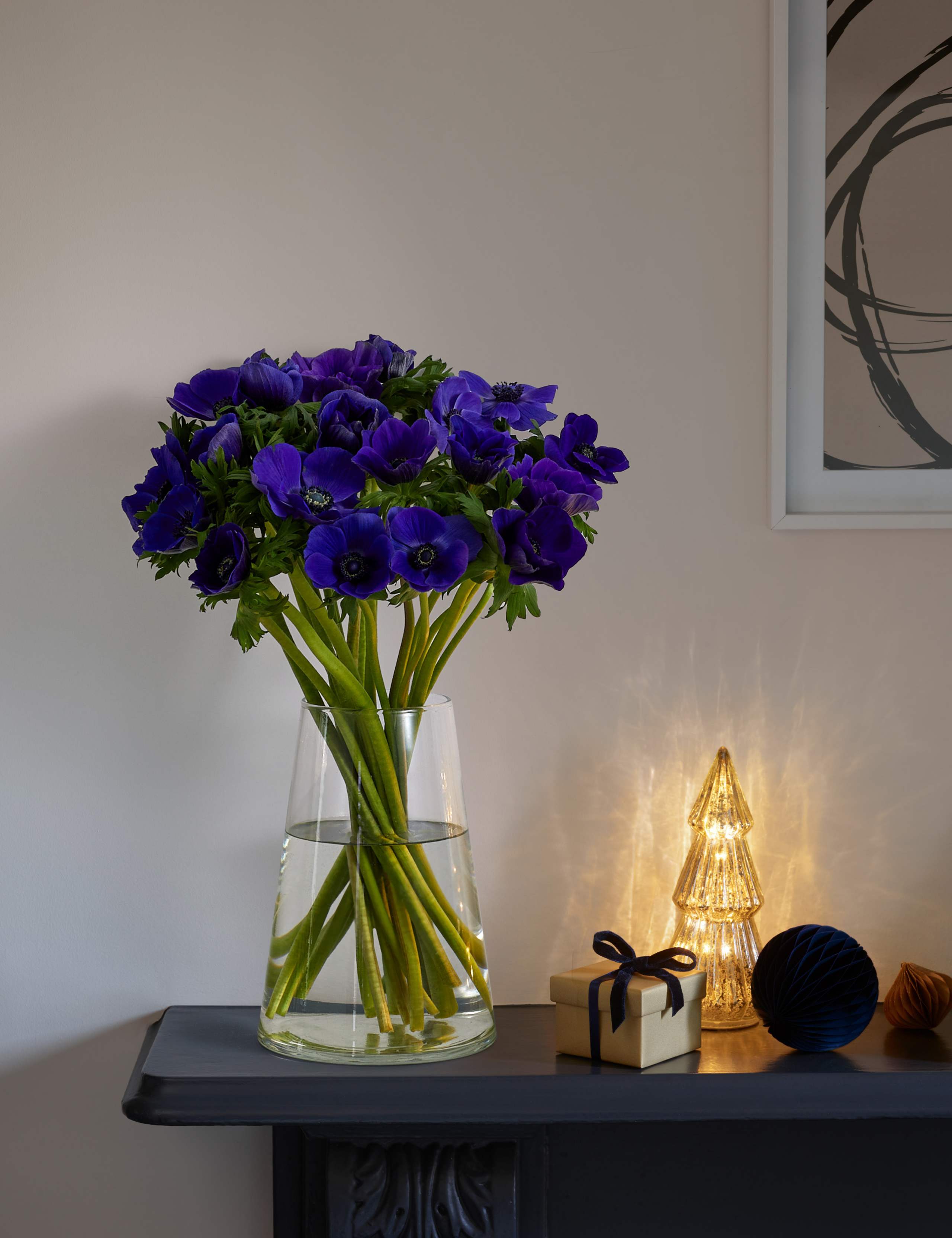 Blue Anemone Abundance Flowers Bouquet (Delivery from 5th December 2022) 1 of 4