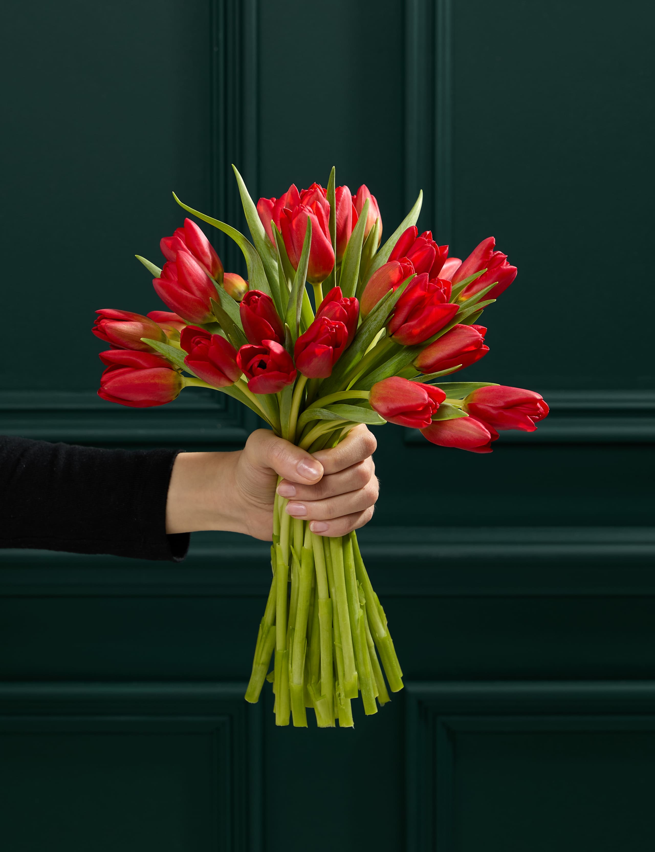 Festive Red Tulip Abundance Bouquet 1 of 5