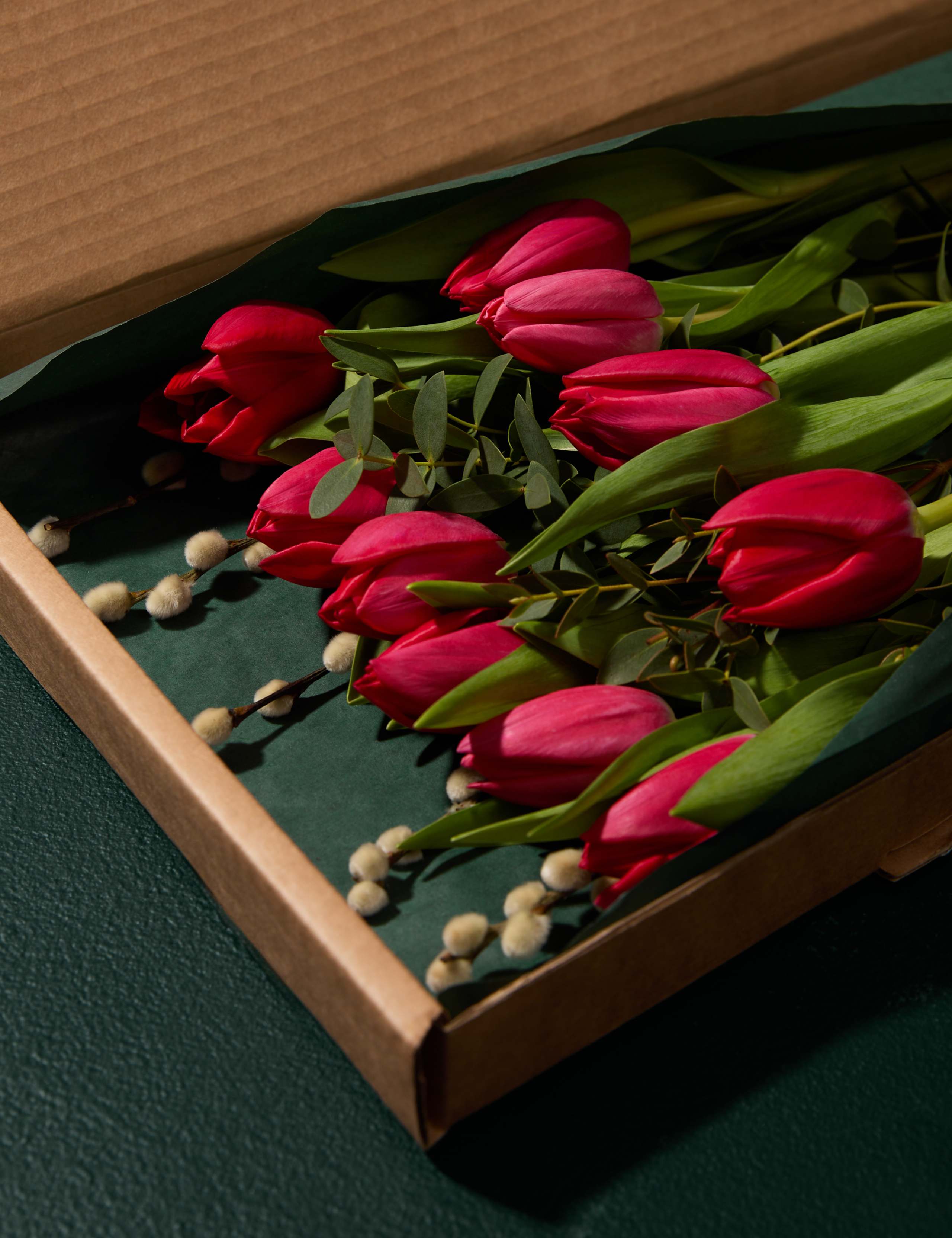 Valentine's Red Tulip Abundance Bouquet 4 of 5