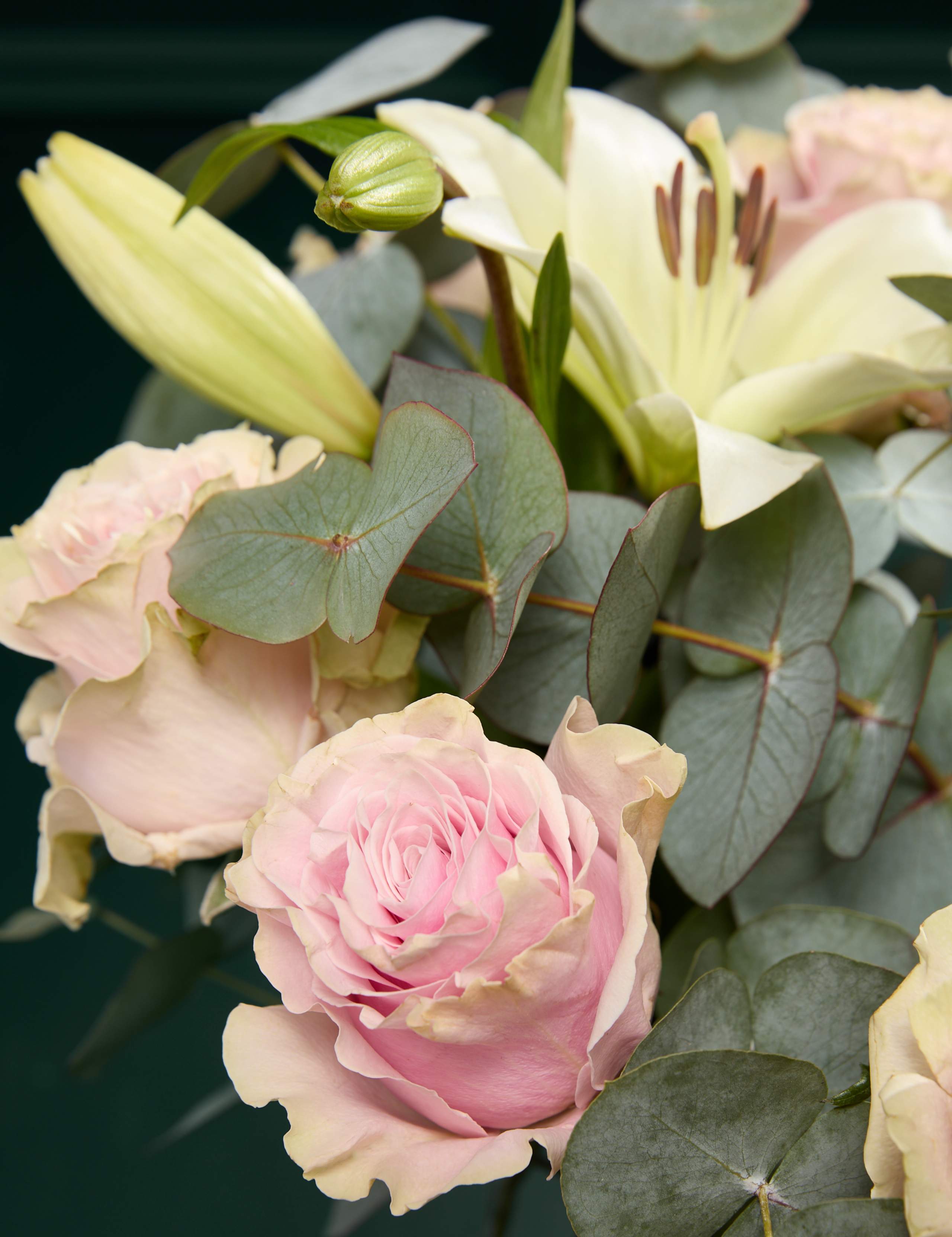 Radiant Pink Rose & Lily Bouquet 3 of 6