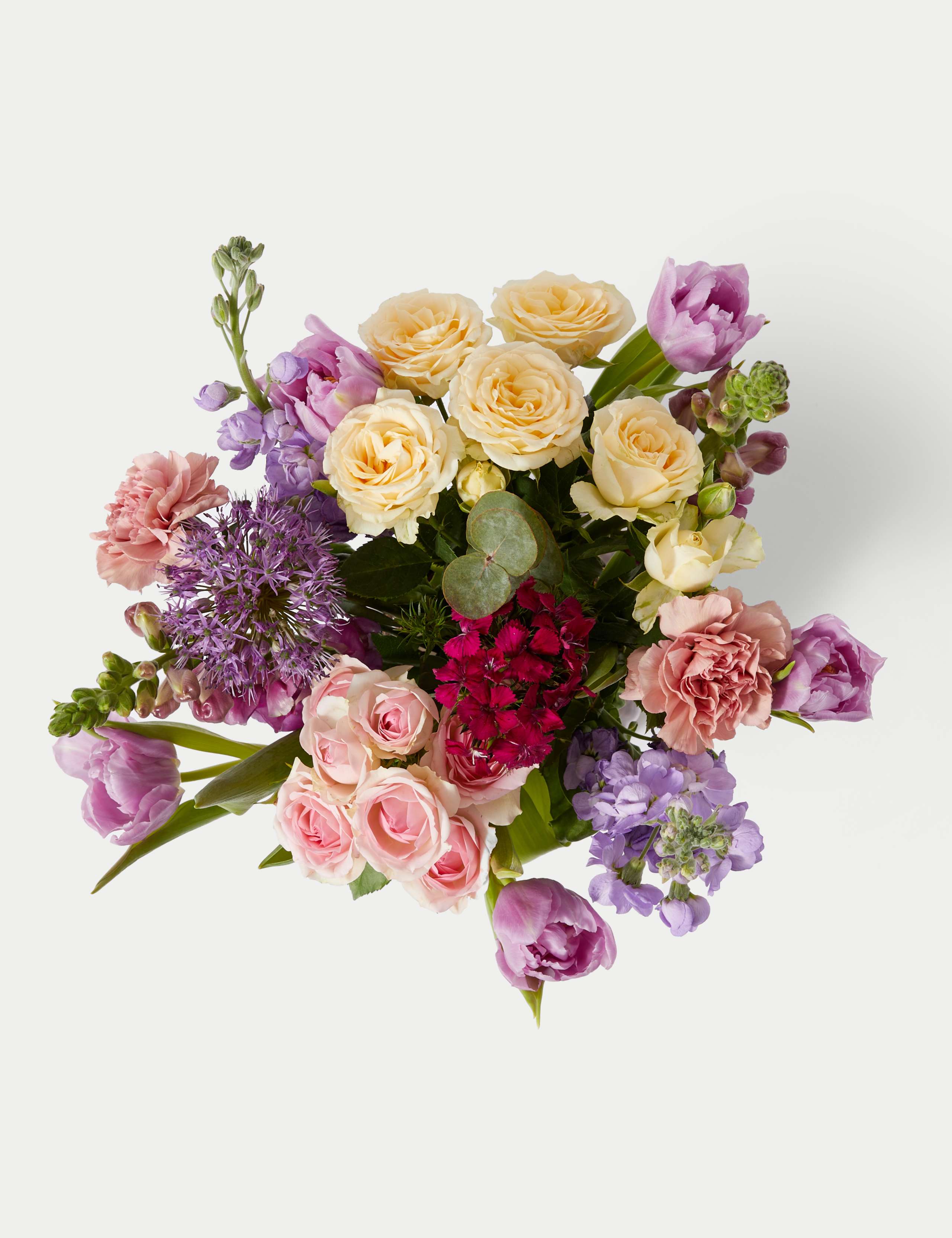 Mother's Day Rose & Stocks Bouquet With Vase 2 of 6