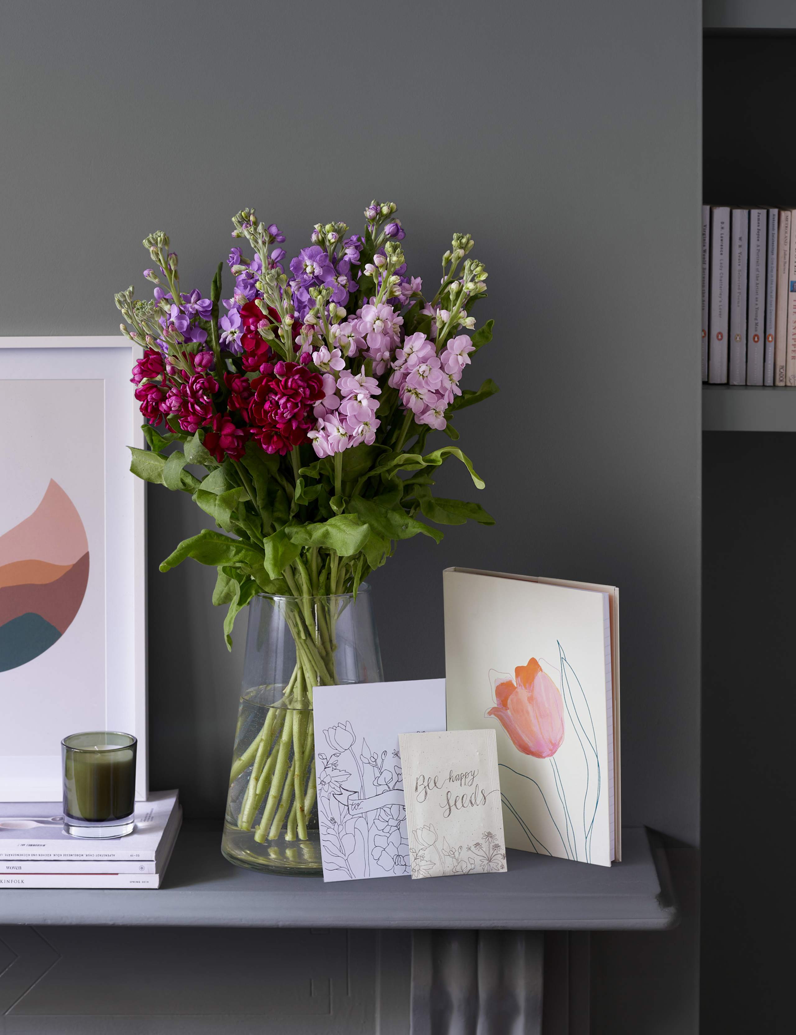 Mother's Day Bouquet with Seed Packet & Notebook 1 of 4