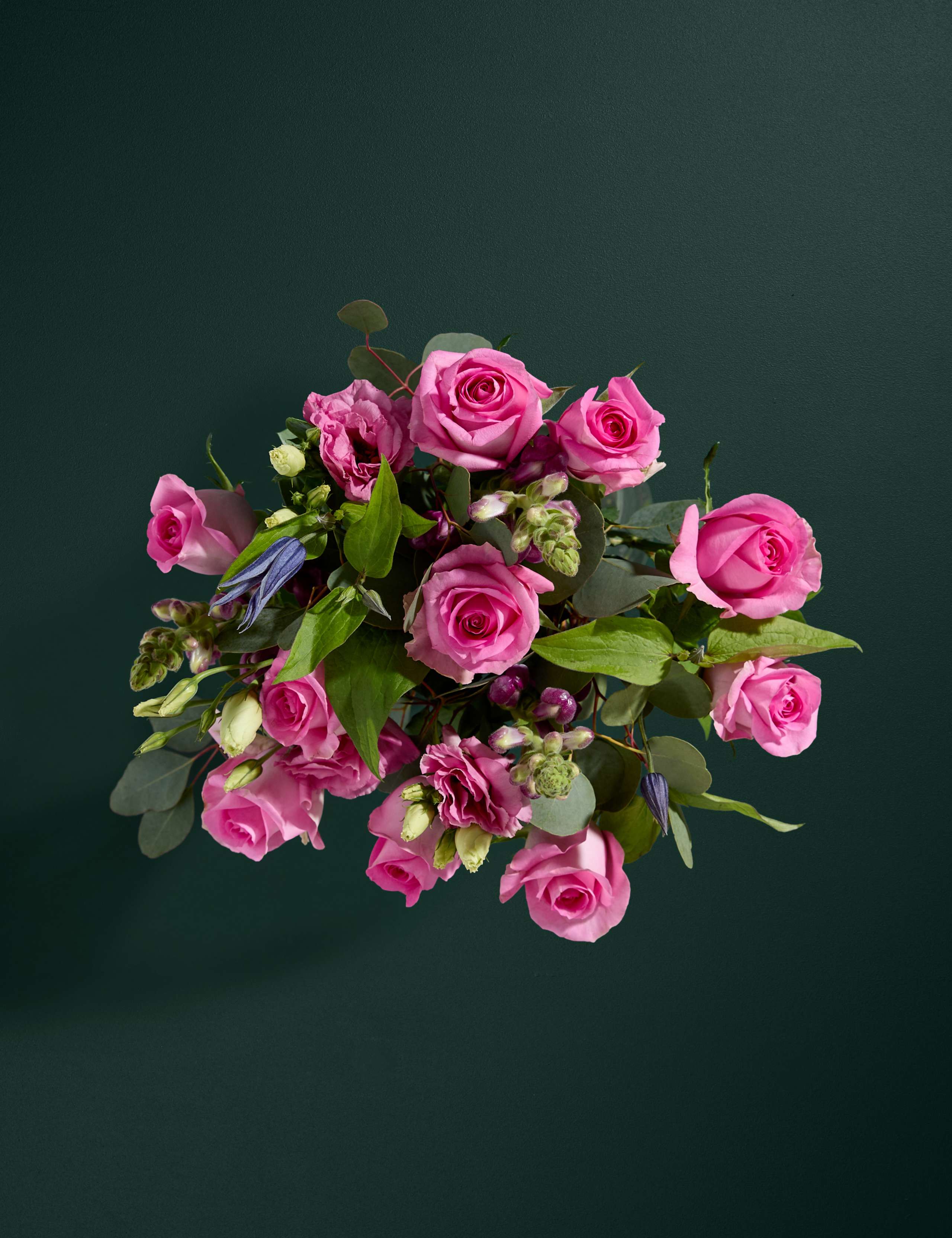 Rose, Antirrhinum and Lisianthus Bouquet 2 of 4