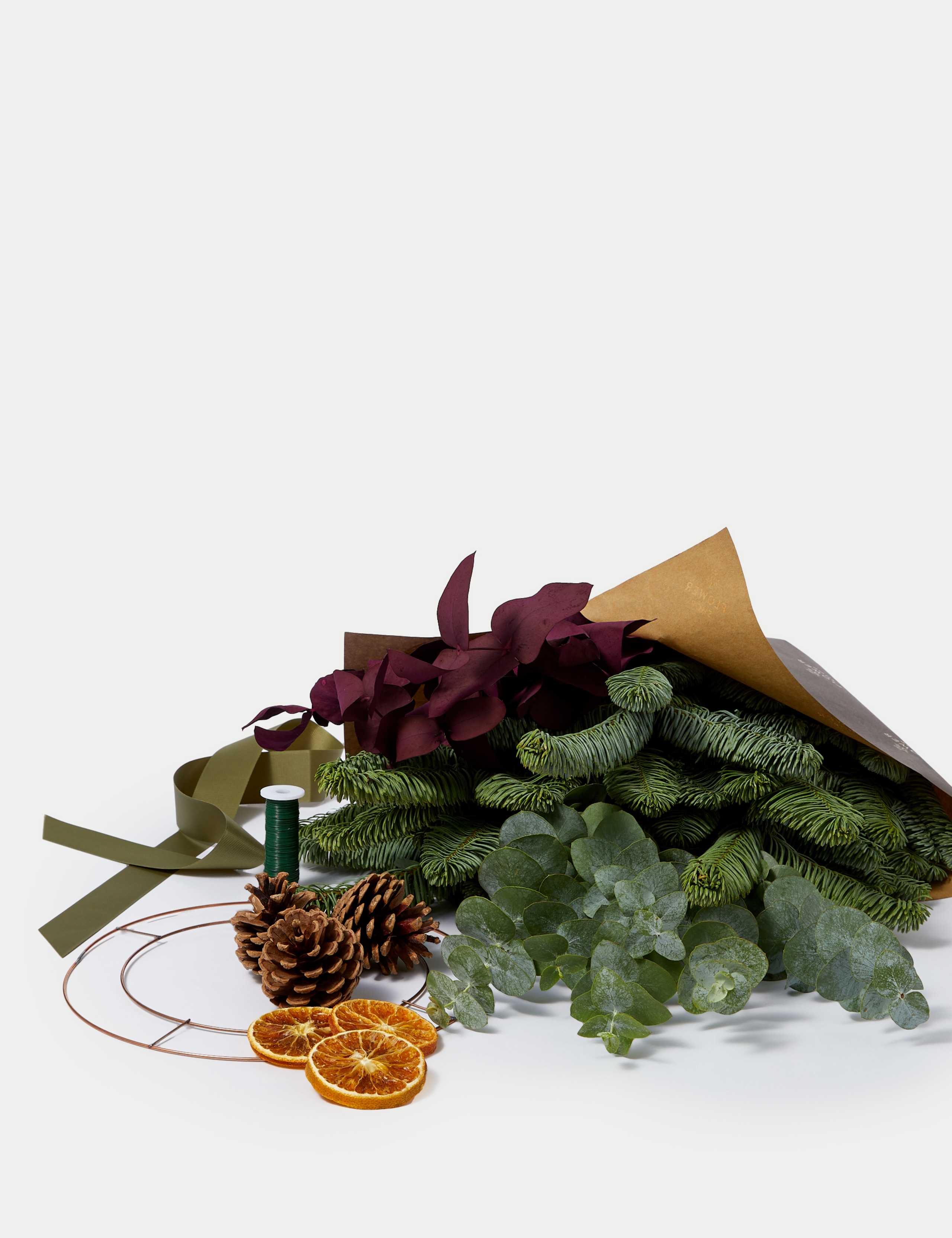 Create Your Own Festive Red Wreath 5 of 5