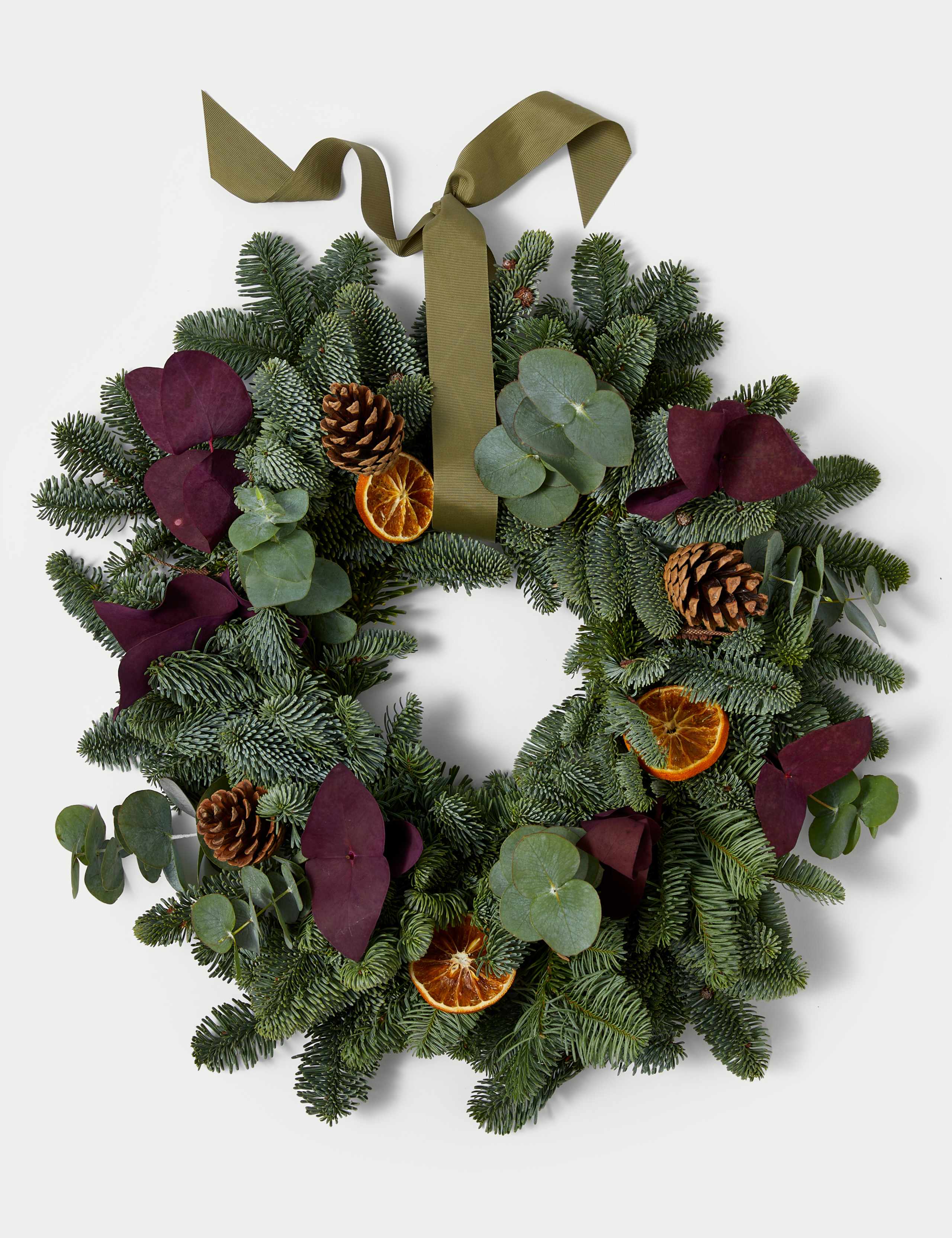Create Your Own Festive Red Wreath 2 of 5