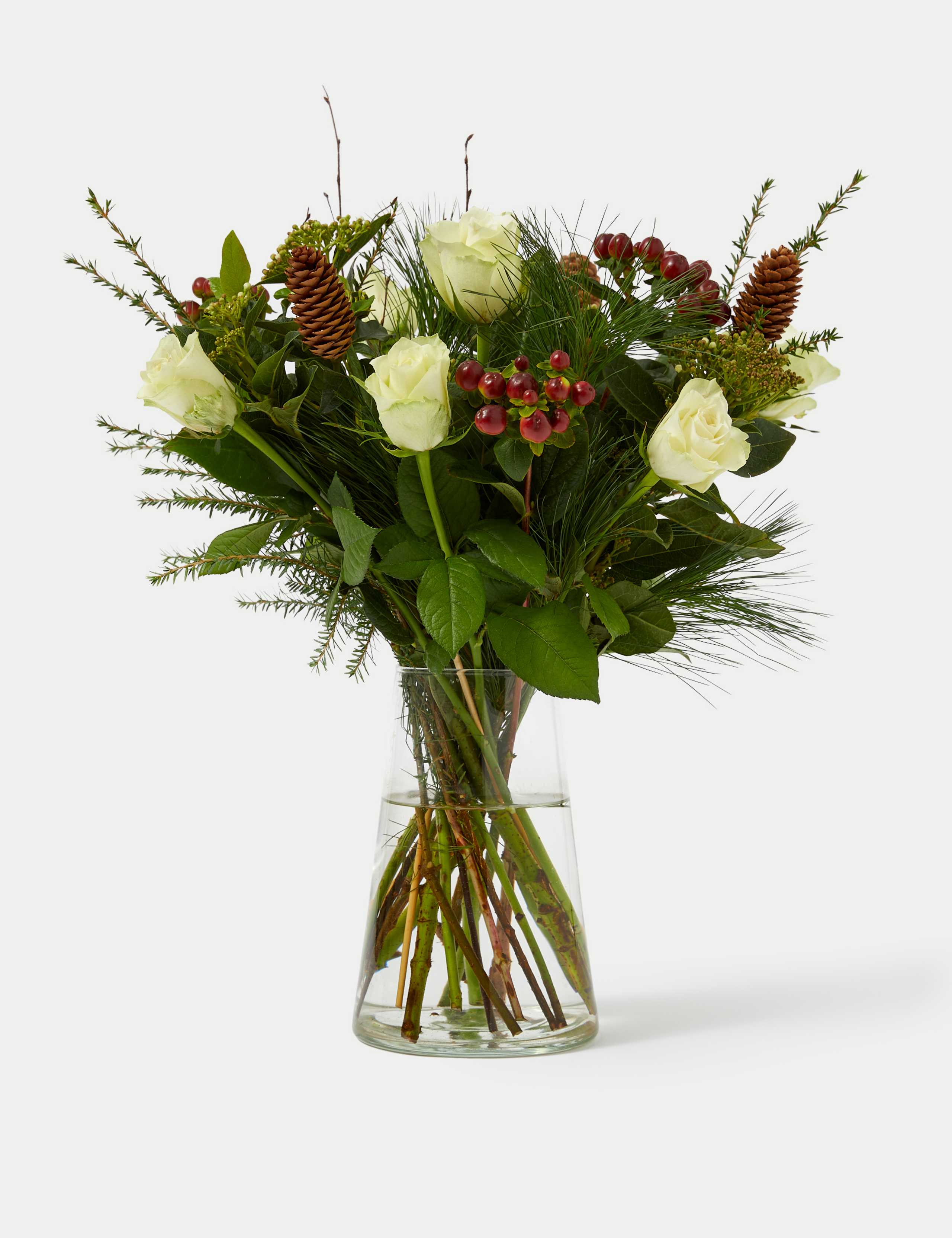 Winter White Rose Bouquet 3 of 5