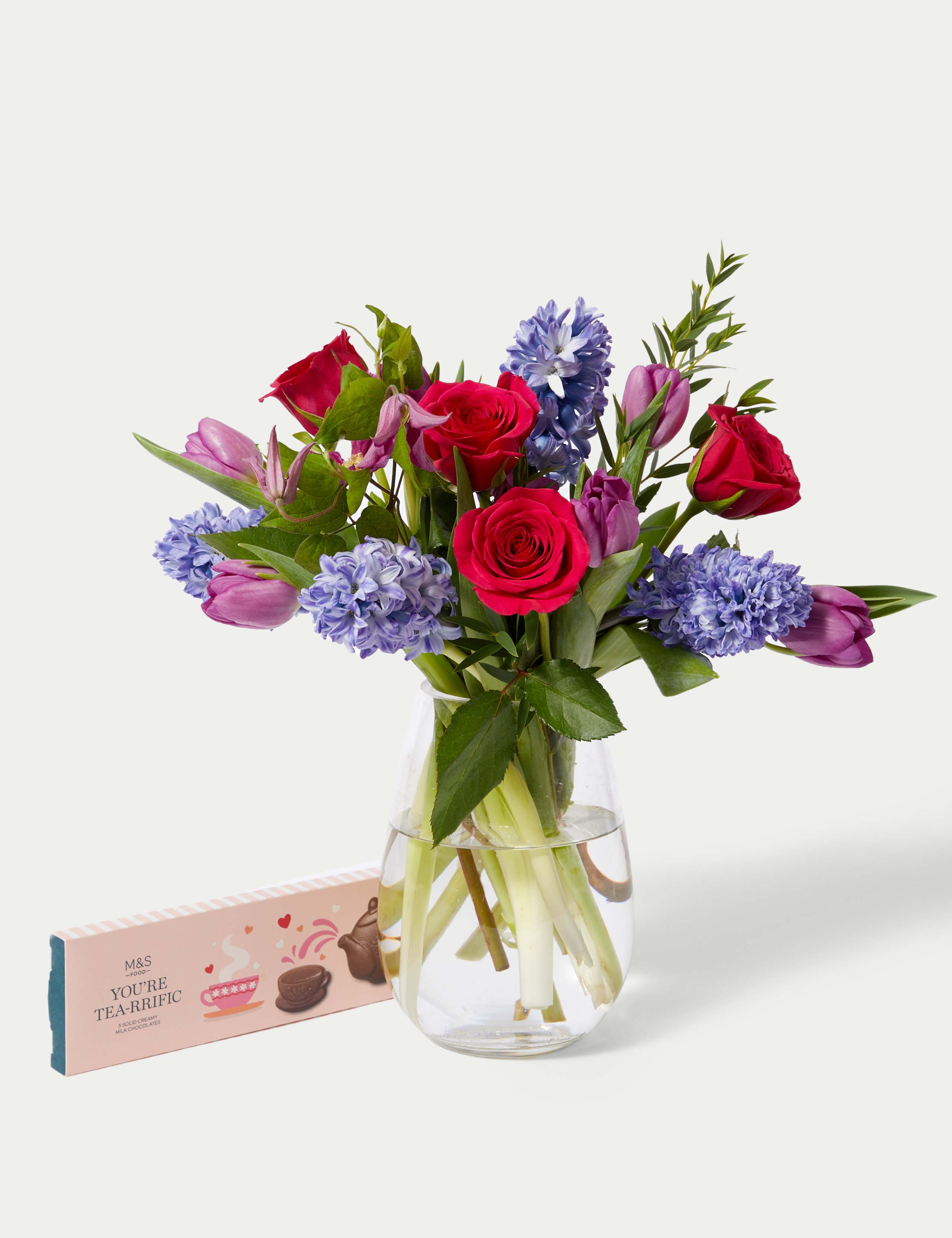 Mother's Day Rose & Hyacinth Bouquet With Chocolates 3 of 6