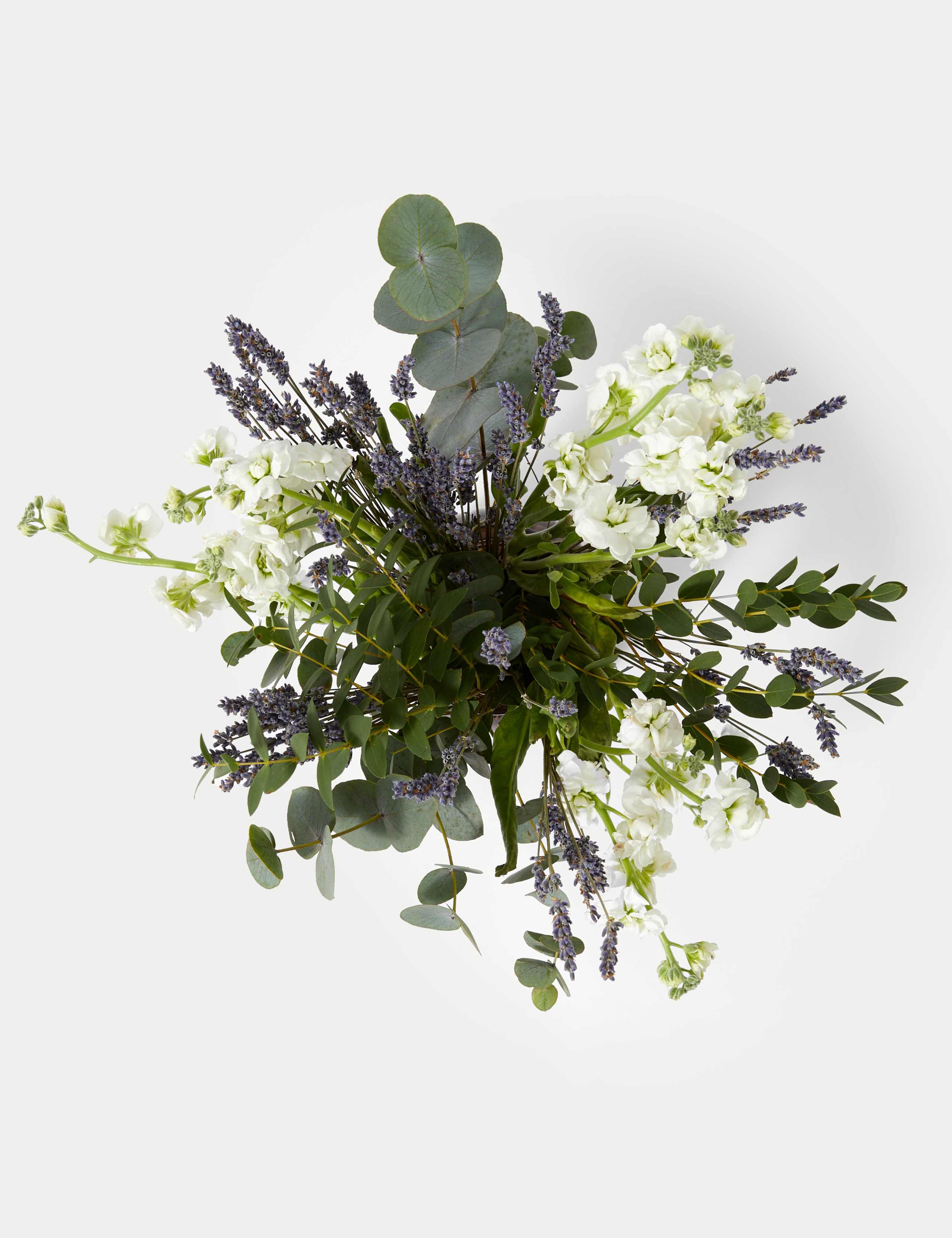 Rose, Delphinium & Freesia Bouquet with Vase 2 of 6