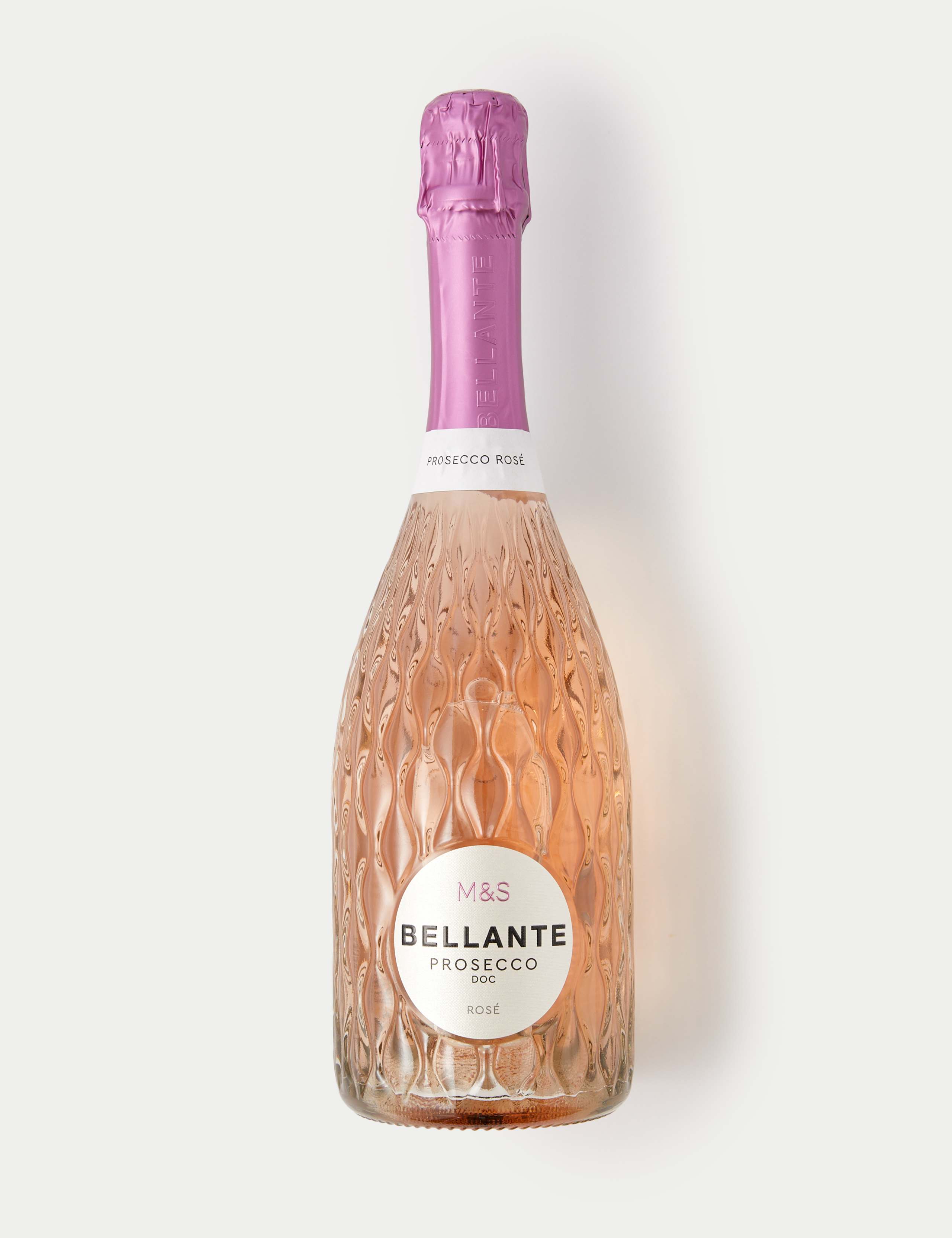 Pastel Pink Rose Bouquet with Prosecco Rosé 5 of 6