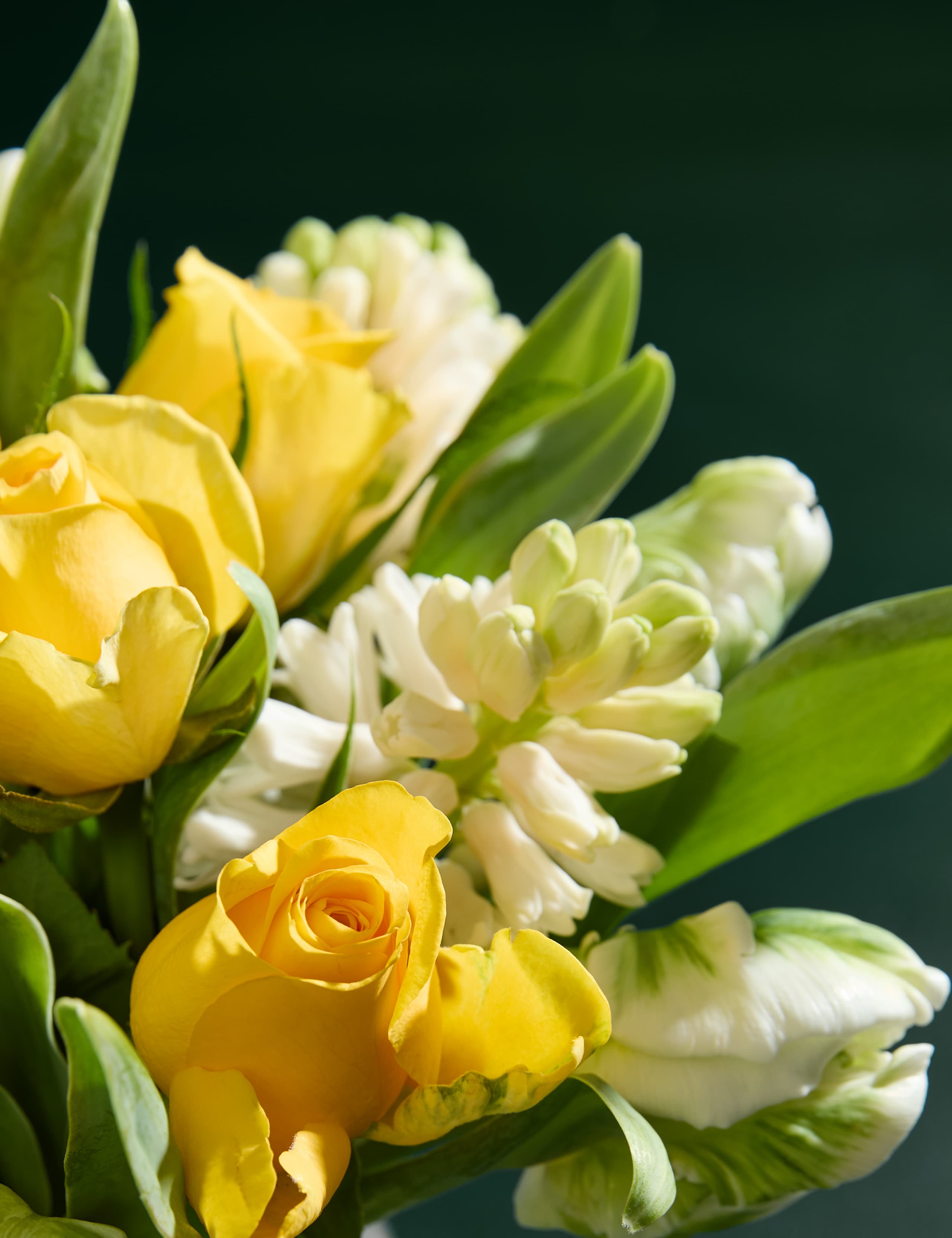 Easter Rose & Hyacinth Bouquet with Scrummy Munch 3 of 7