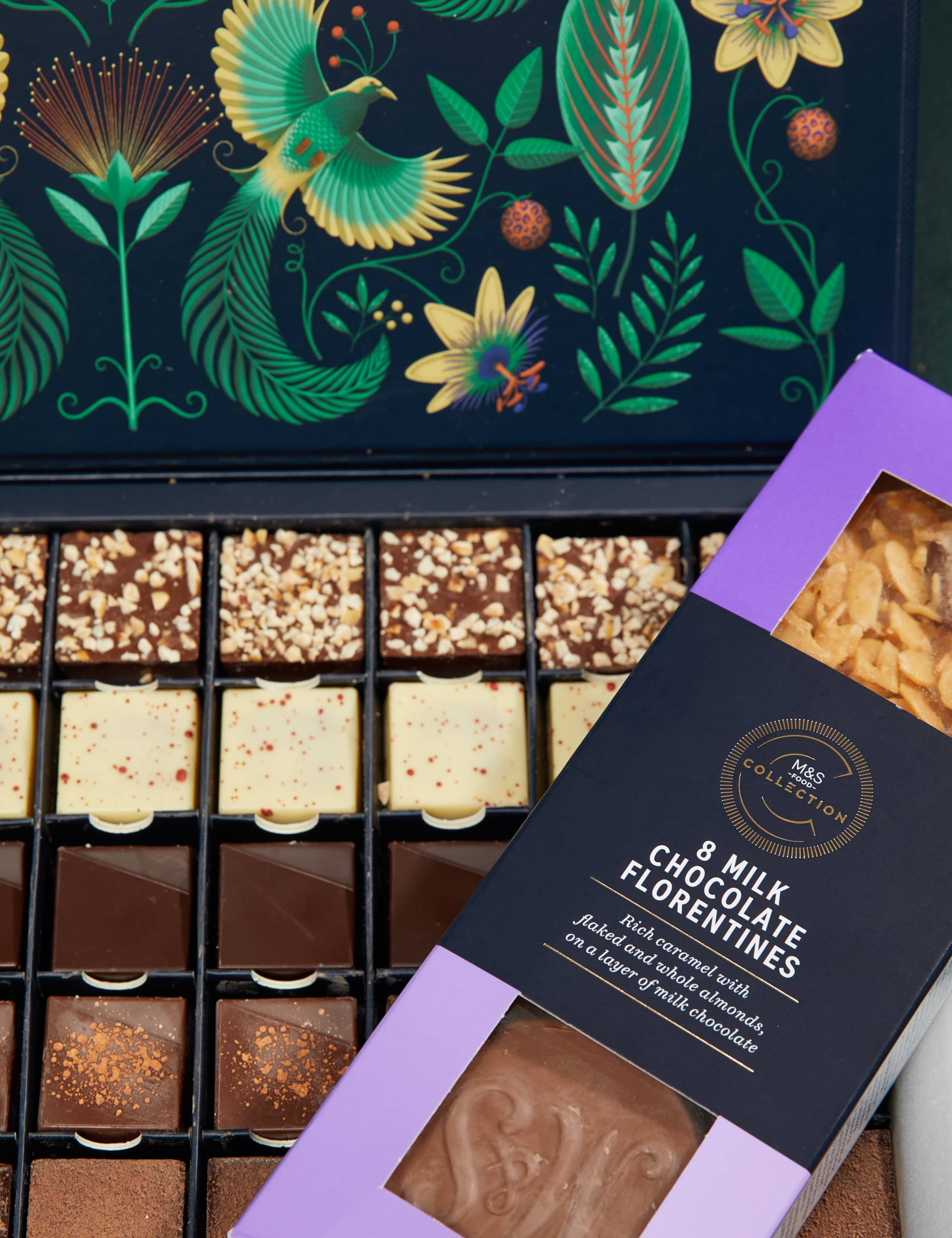 Luxury Rose Bouquet with Champagne, Truffles, Chocolates & Florentines 6 of 10