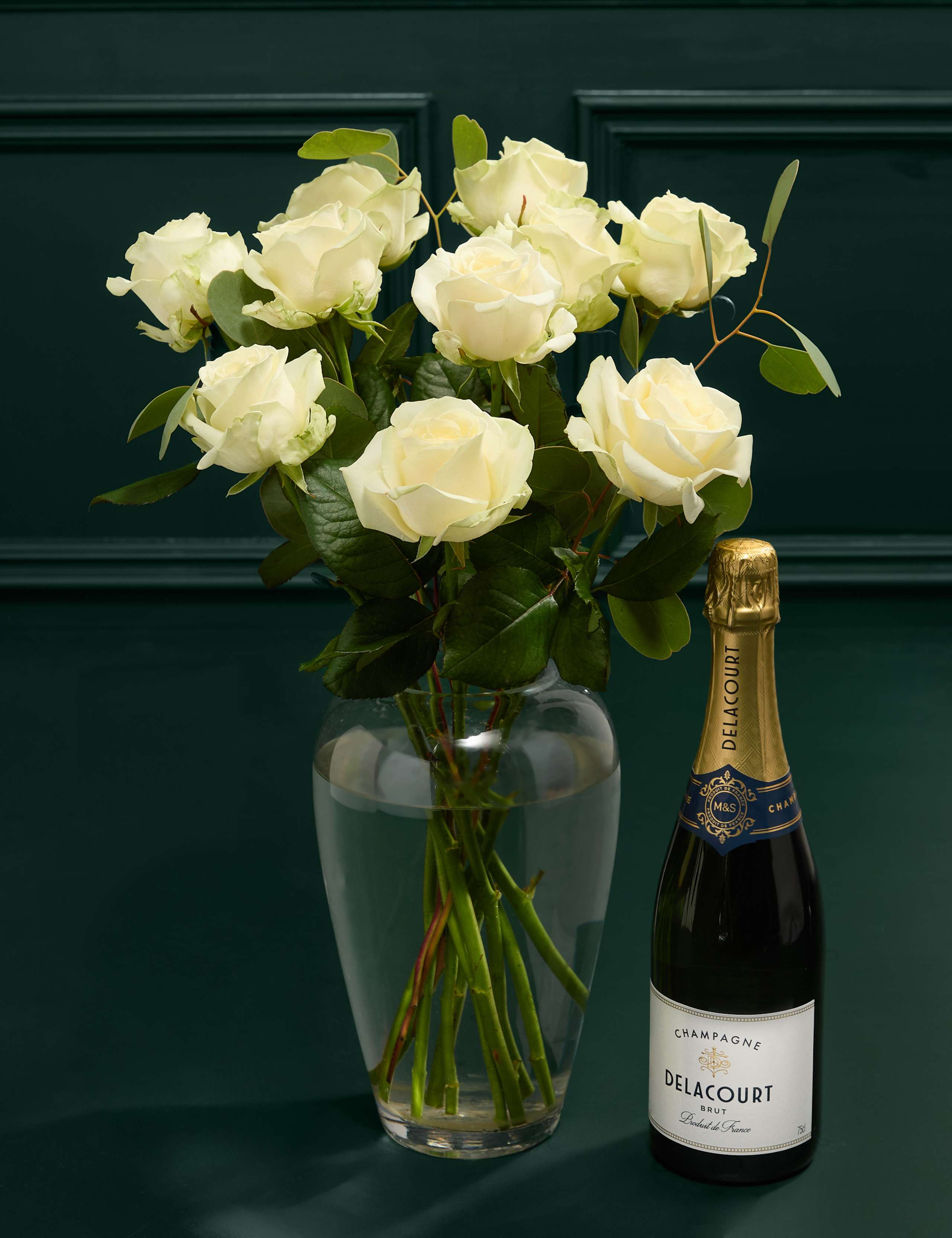 Celebration Rose Bouquet with Champagne & Truffles 1 of 6