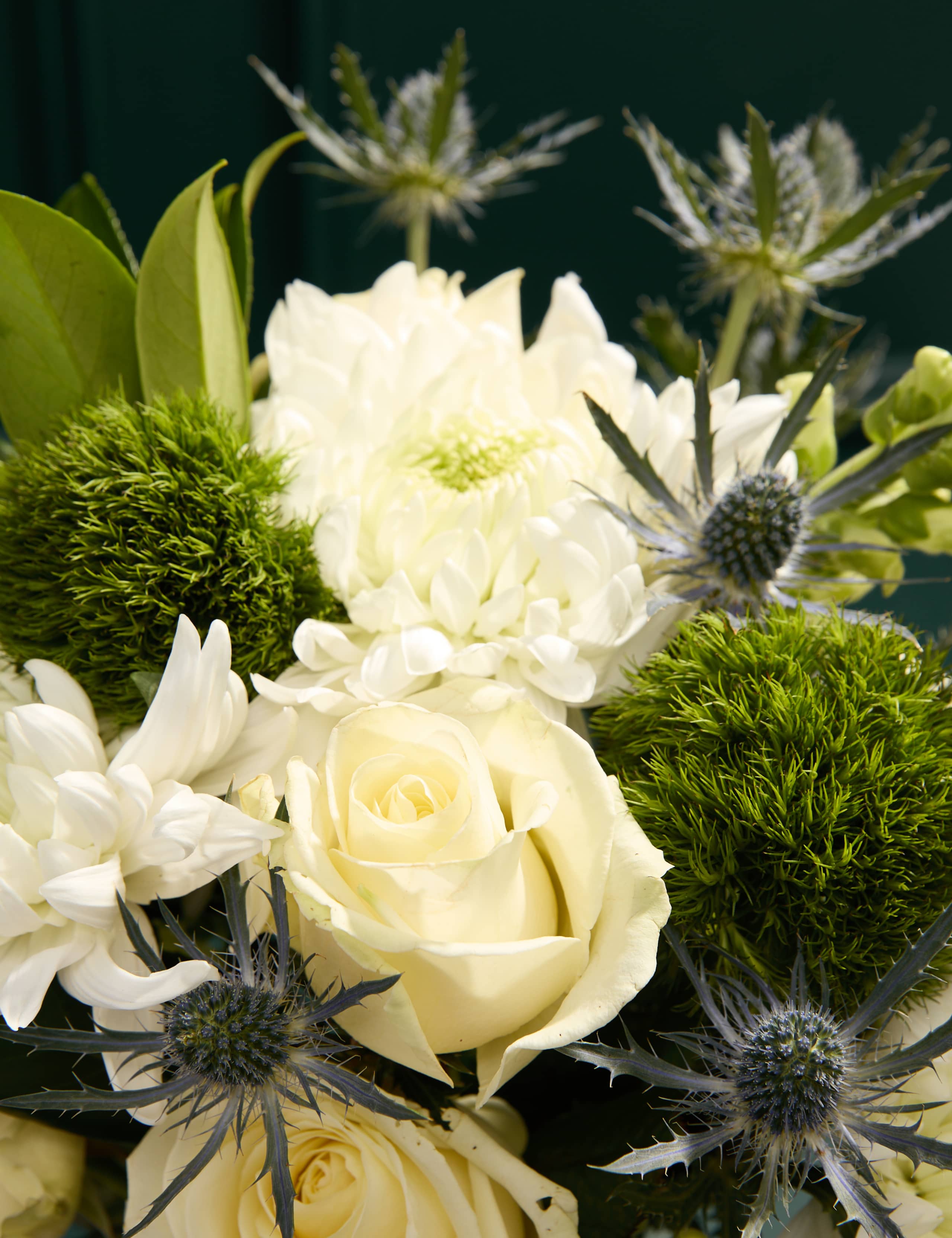 Rose & Thistle Bouquet with Swiss Chocolates 3 of 9