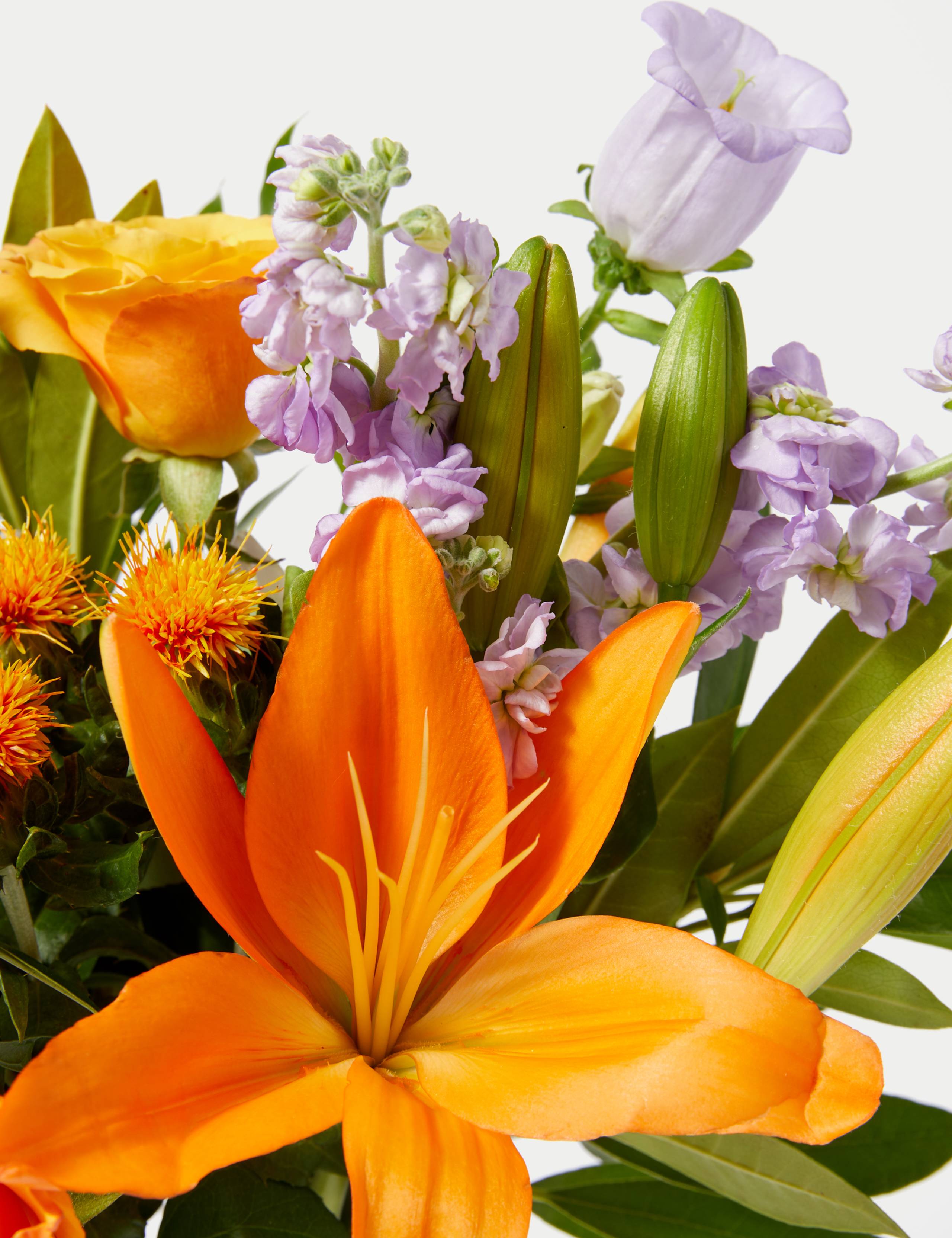 Rose, Lily & Stock Bouquet 4 of 6