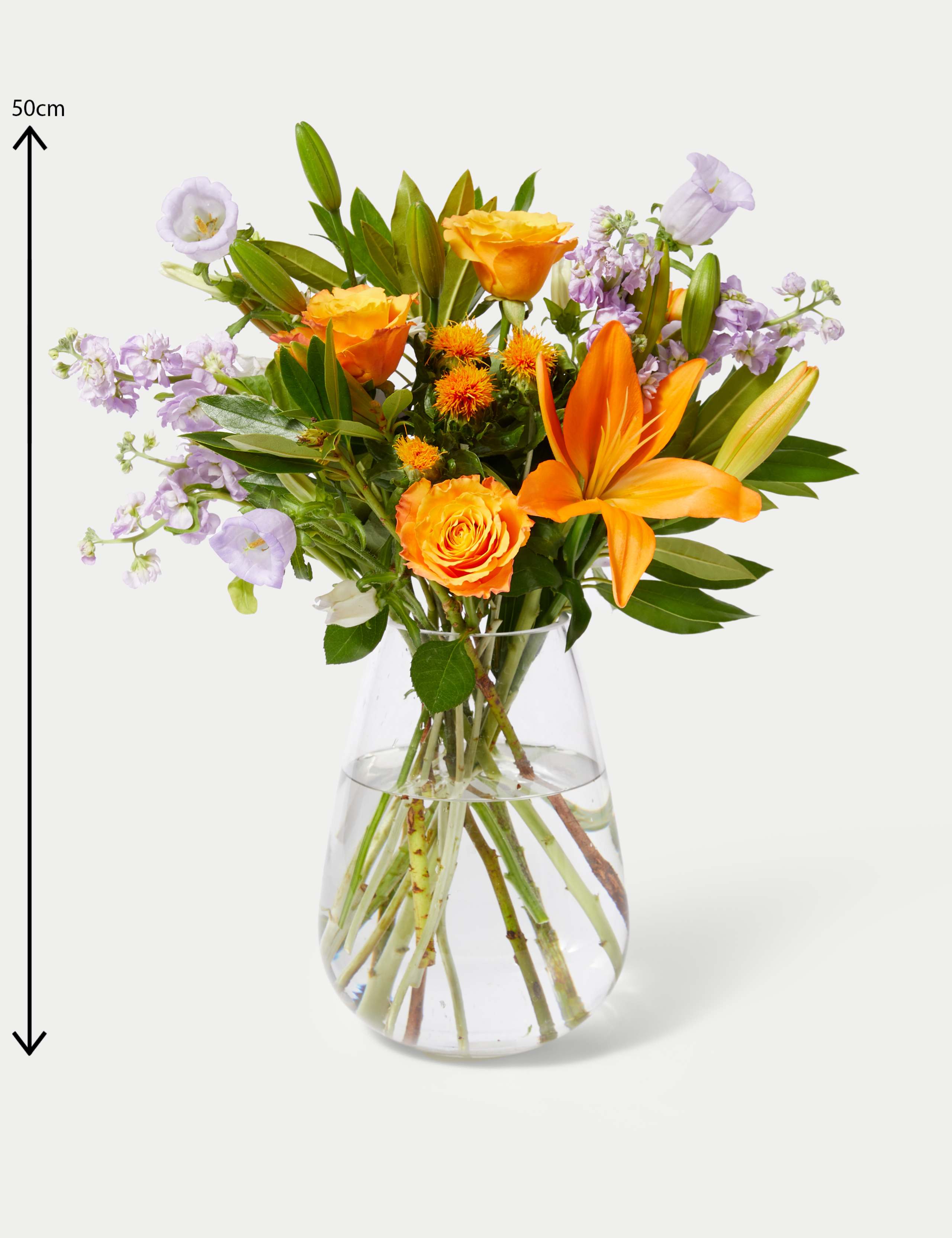 Rose, Lily & Stock Bouquet 6 of 6