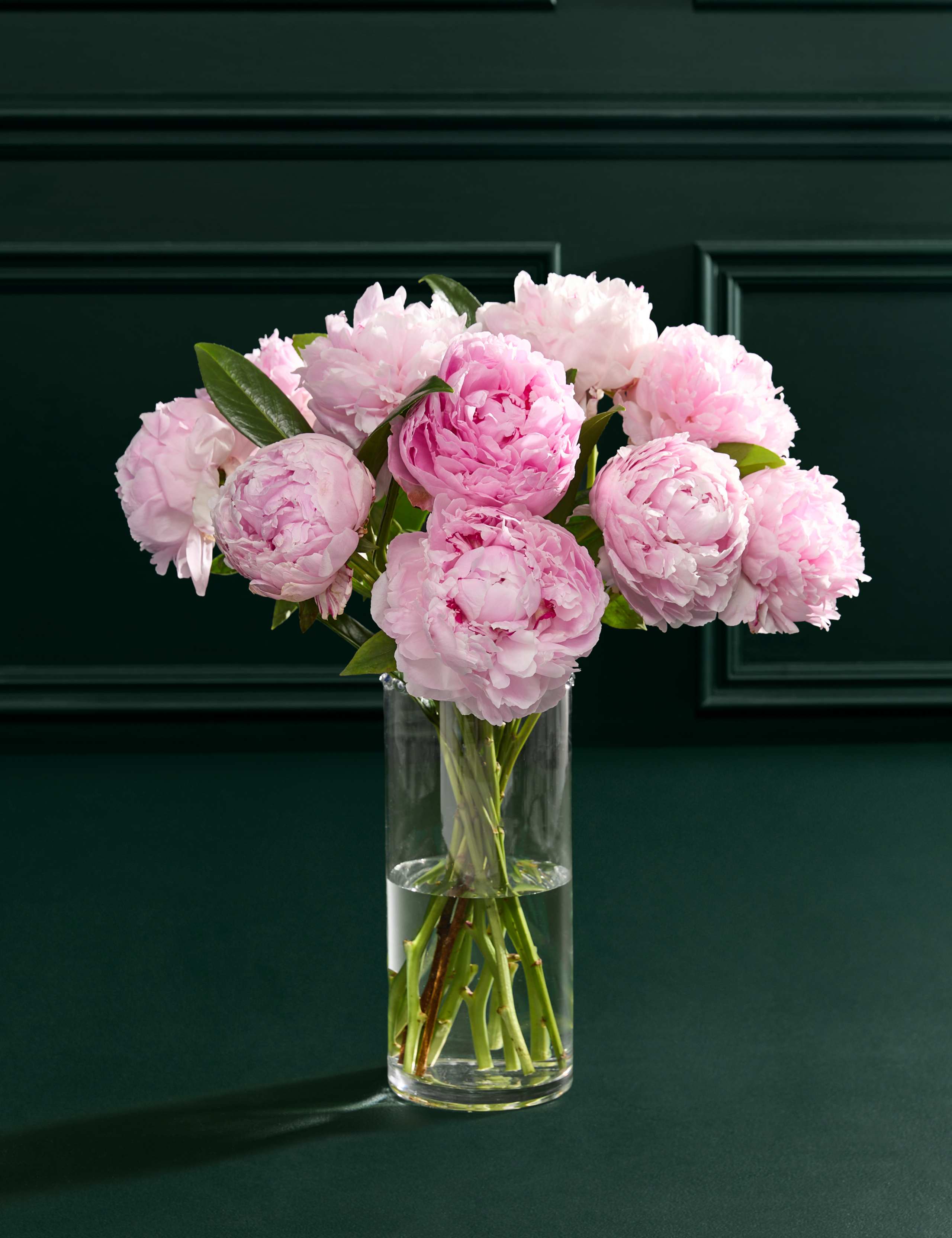 Pretty Peony Bouquet with Vase 1 of 7