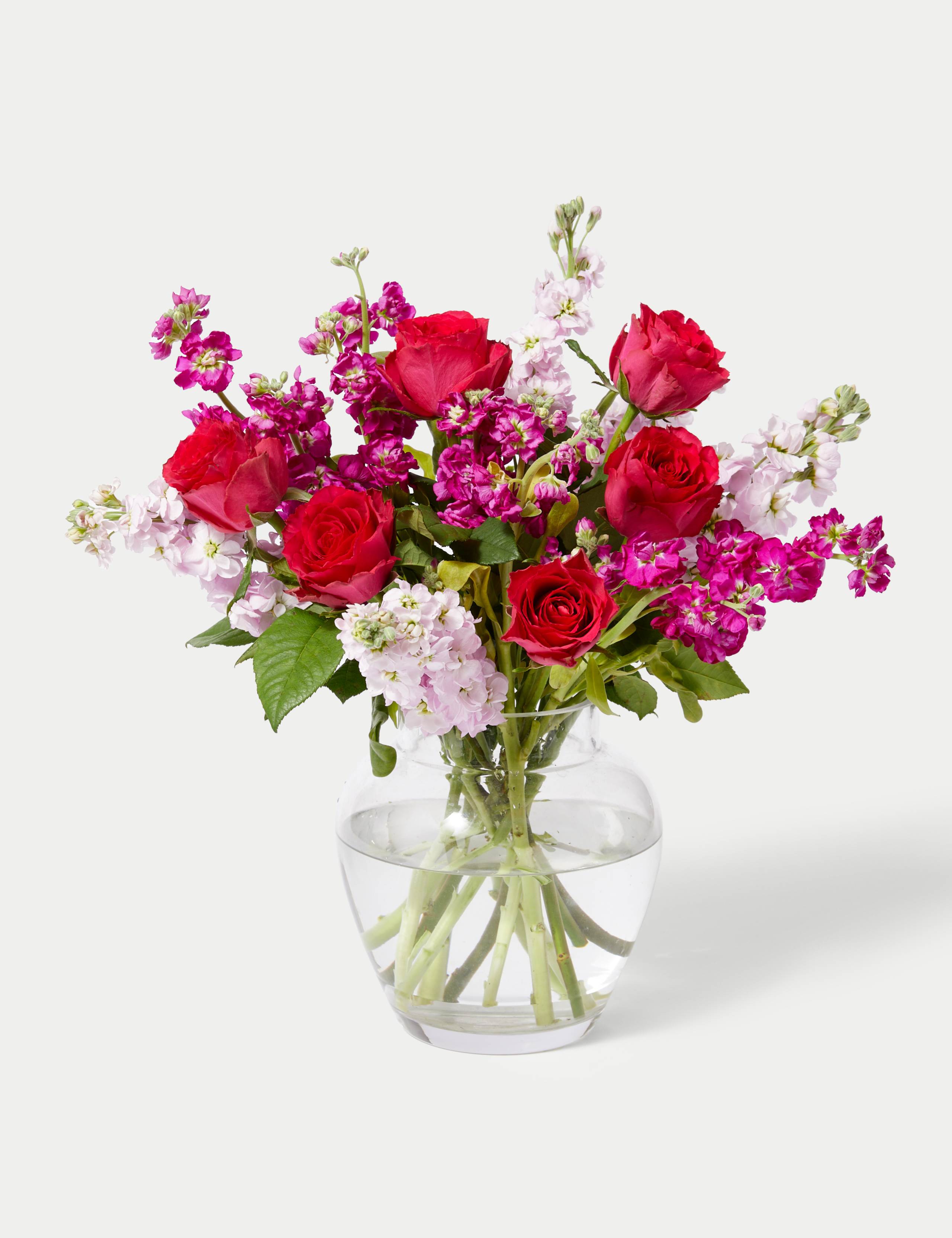 Roses & Stocks Flowers Bouquet 3 of 5