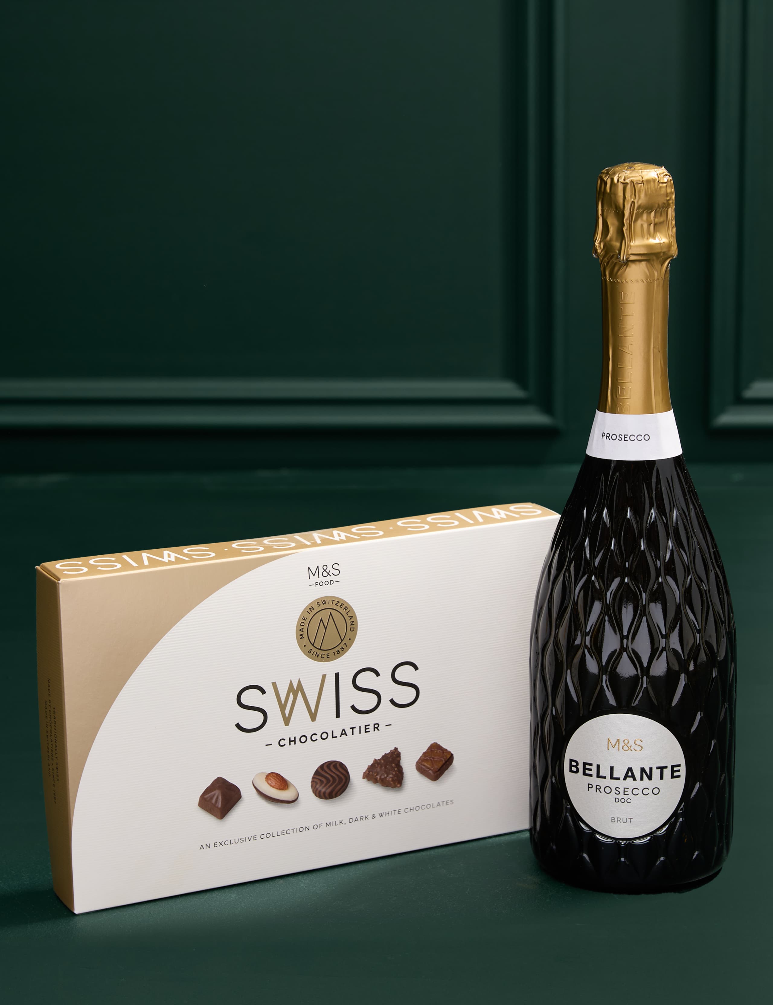Blush Rose Abundance Bouquet with Swiss Chocolates & Prosecco 4 of 7