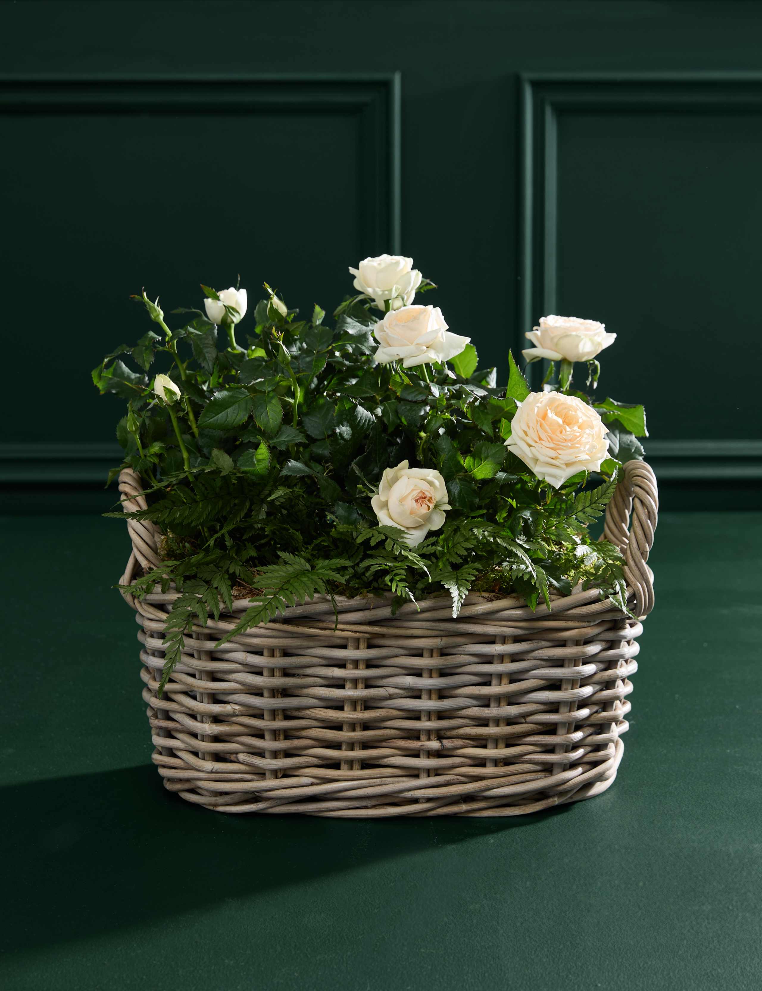 Mixed Rose in Kubu Basket with Chocolates 3 of 4