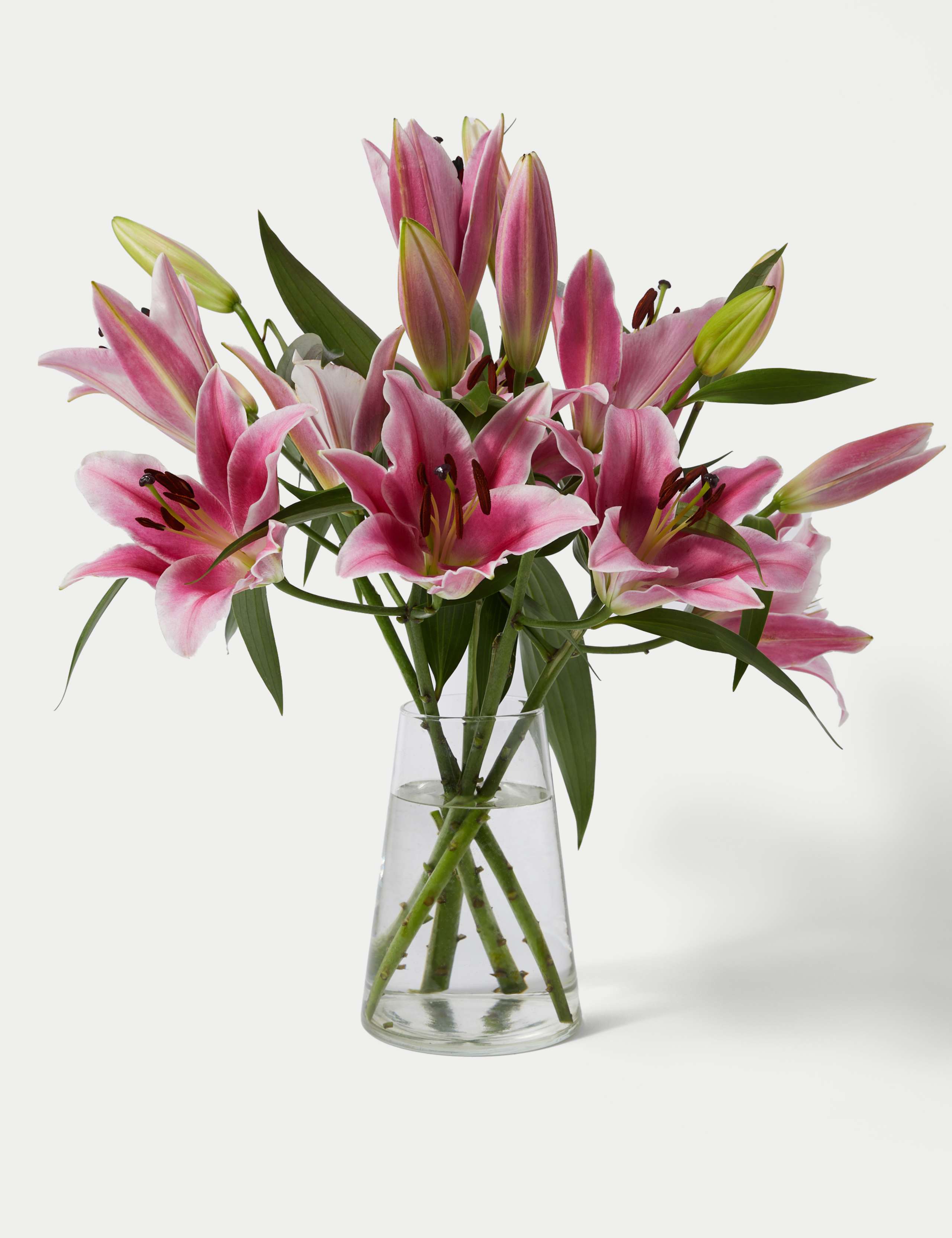 British Pink Lily Abundance Bouquet 3 of 7
