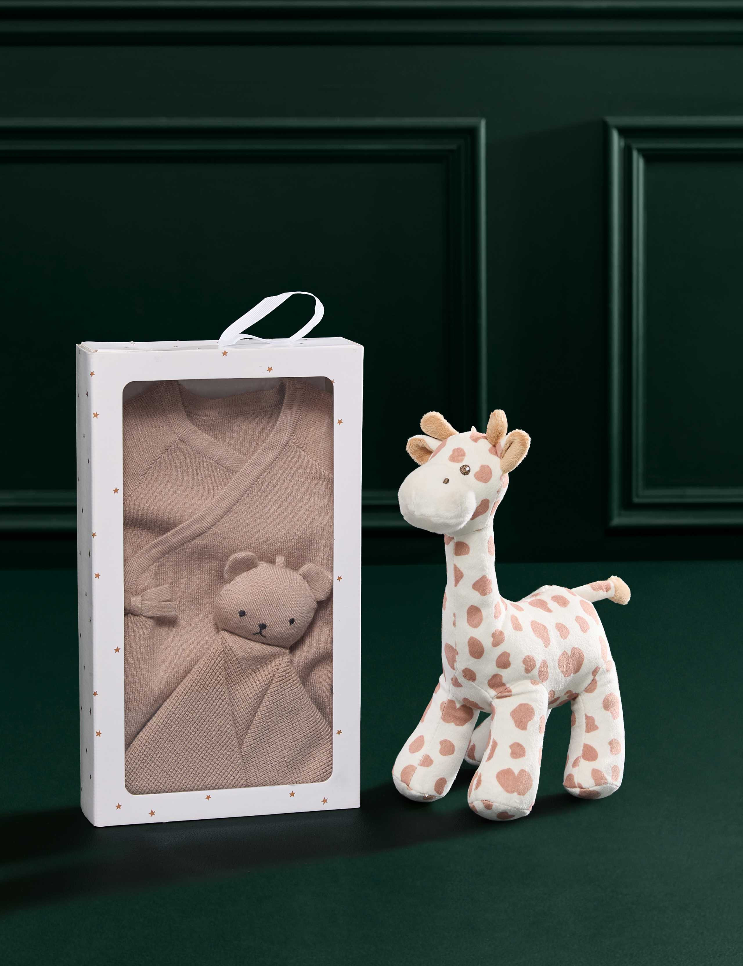 New Baby Rose & Lisianthus Bouquet with Baby Set (0-3 months) 4 of 7