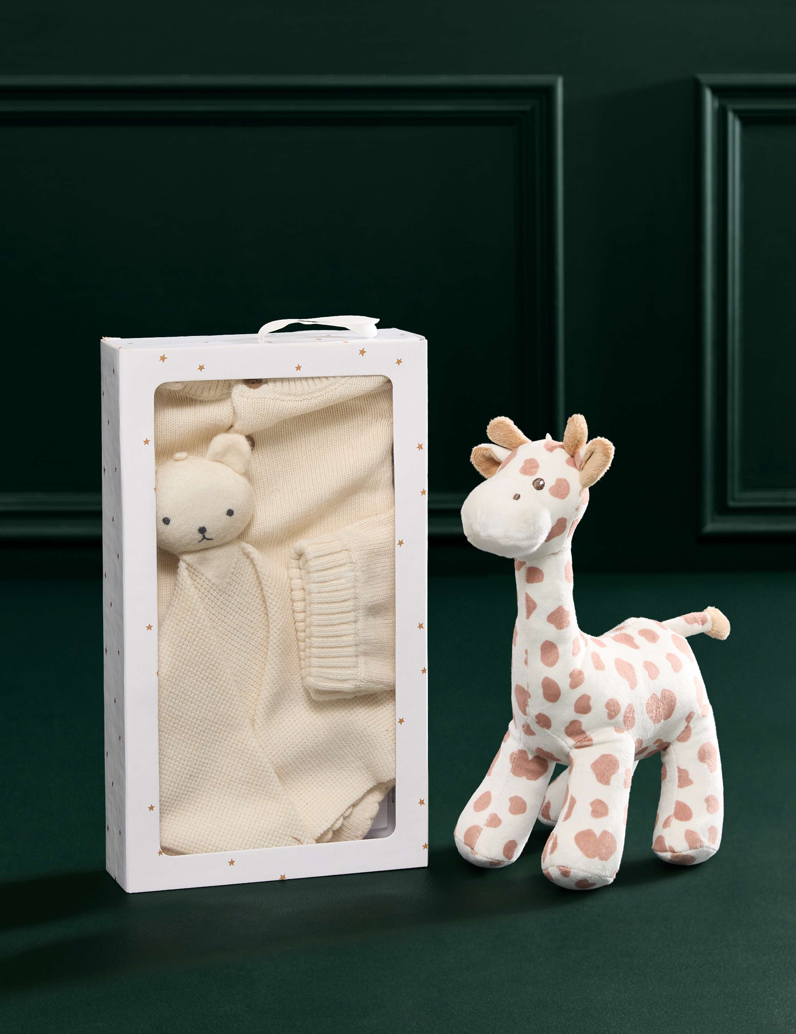 New Baby Rose & Thistle Bouquet with Baby Set (0-3 months) 4 of 7