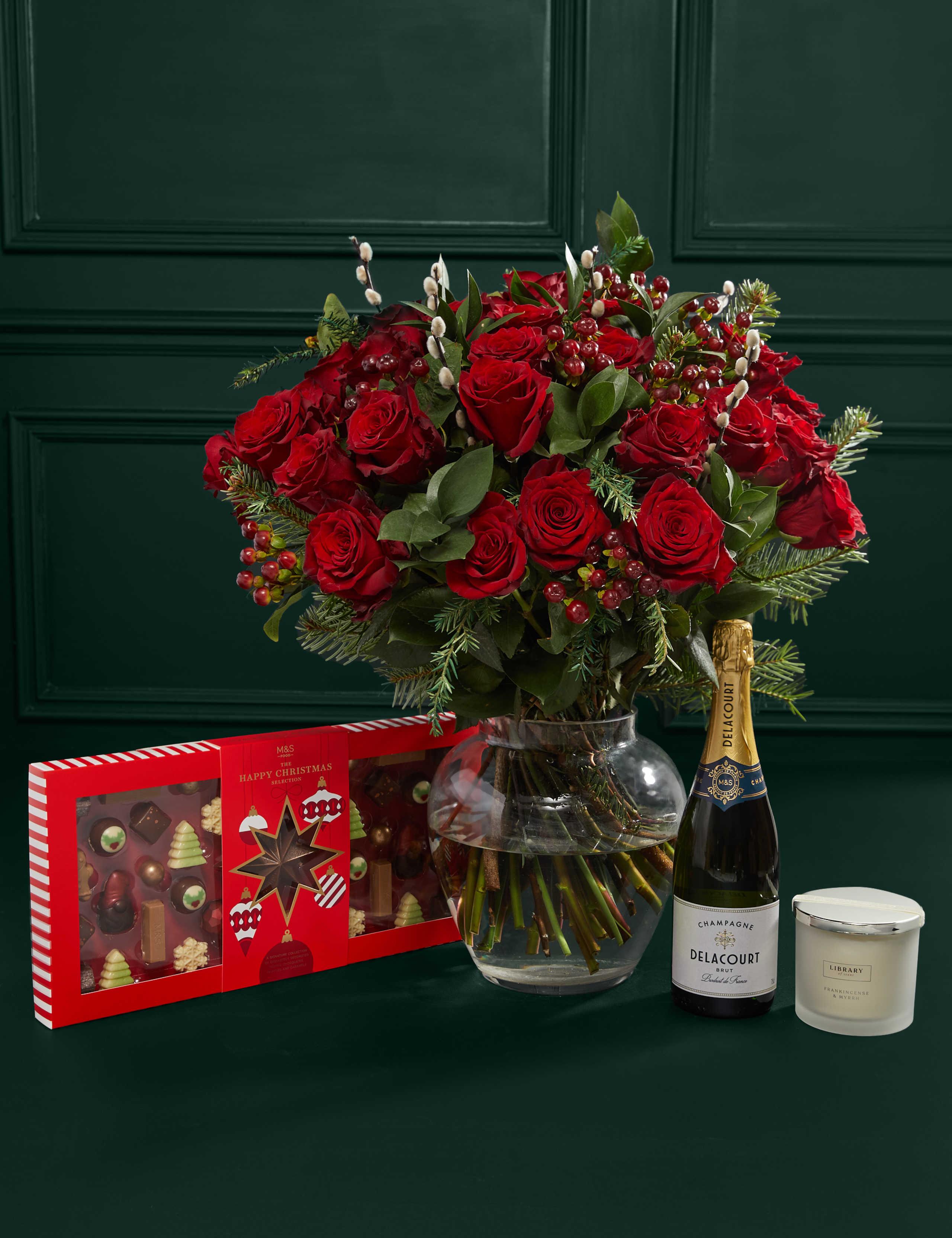 Luxury Festive Red Rose Bundle 1 of 6