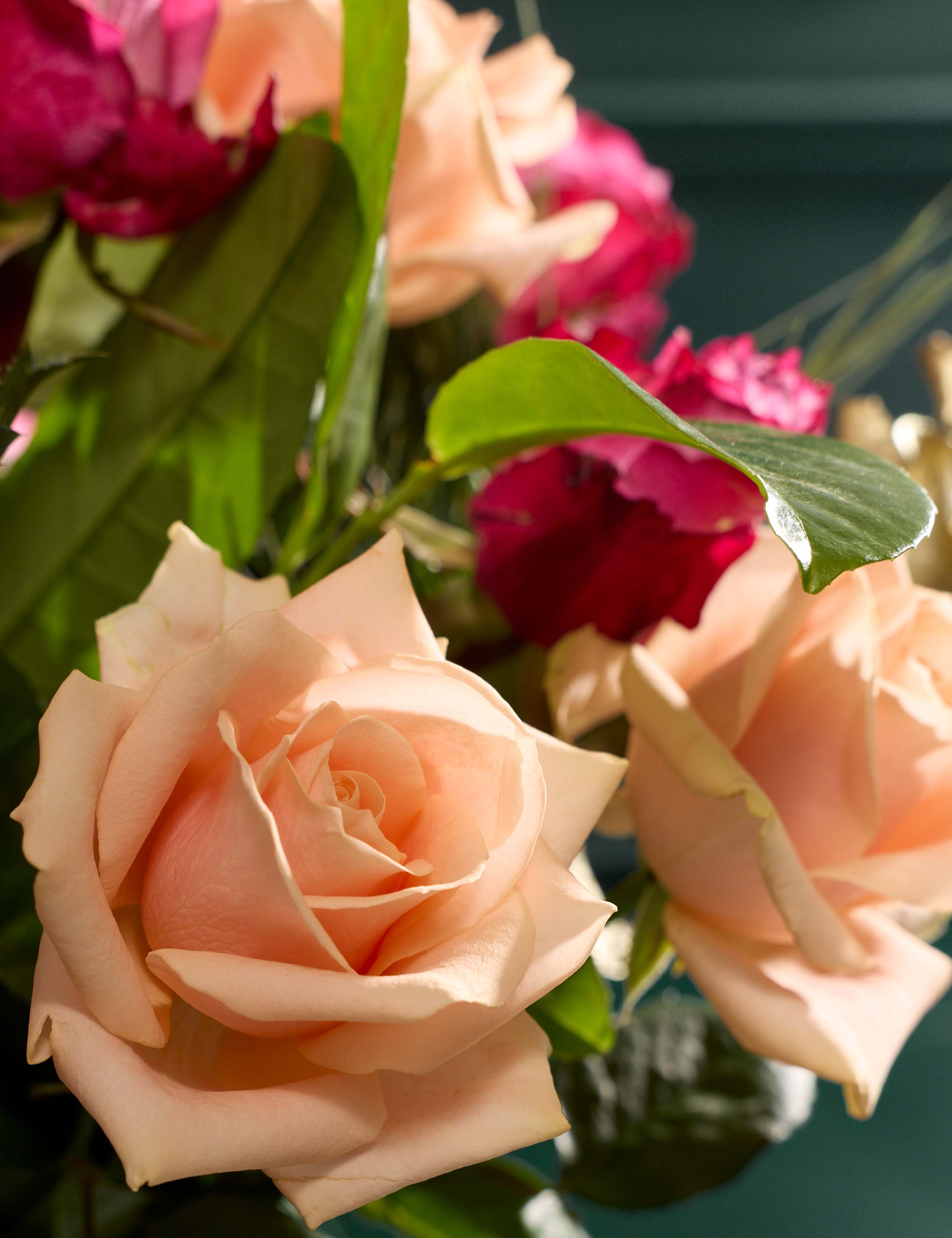 Festive Pearl Avalanche™ Rose & Kiefer Pine Bouquet (Delivery from 26th November) 3 of 5