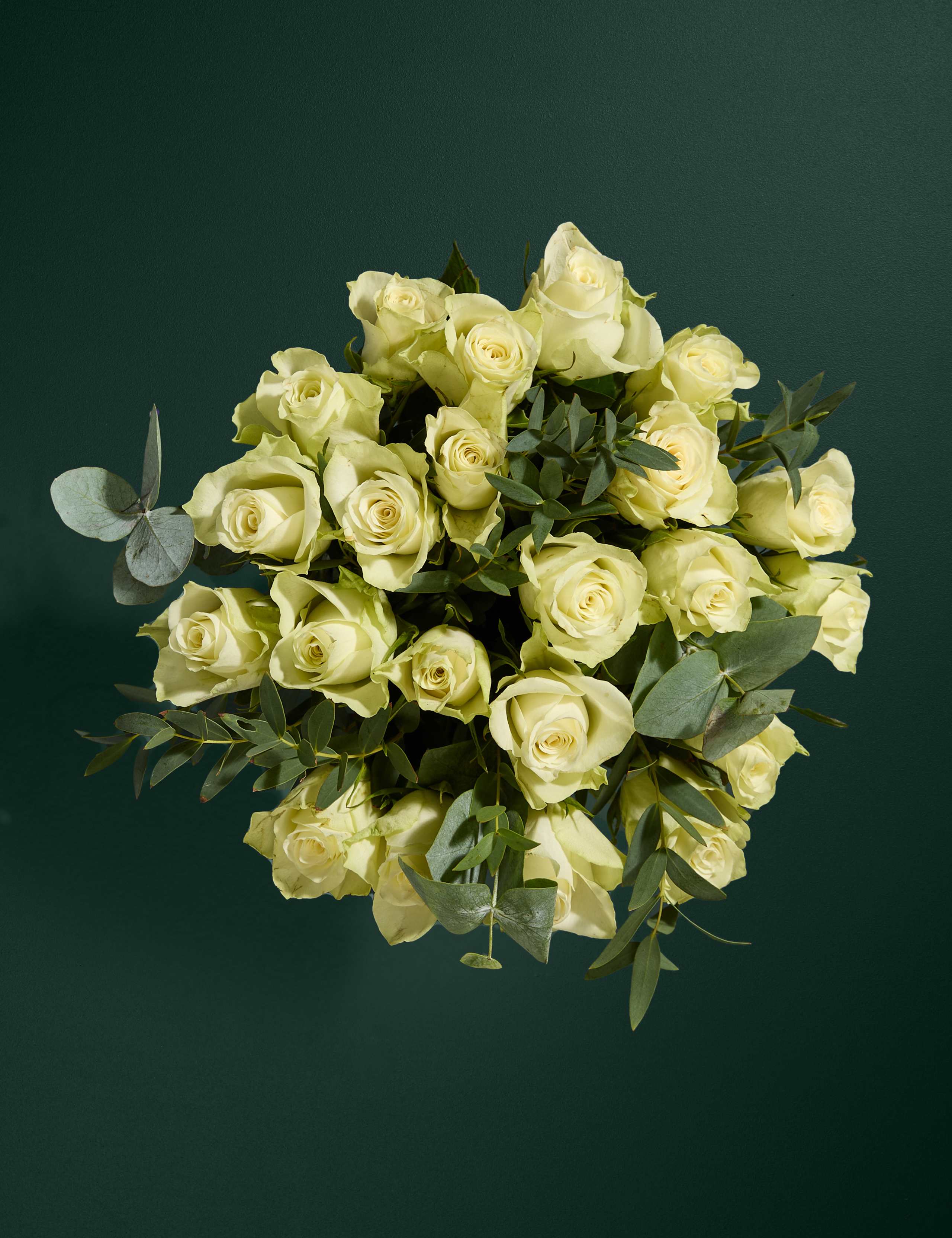 White Rose & Eucalyptus Bouquet 2 of 3