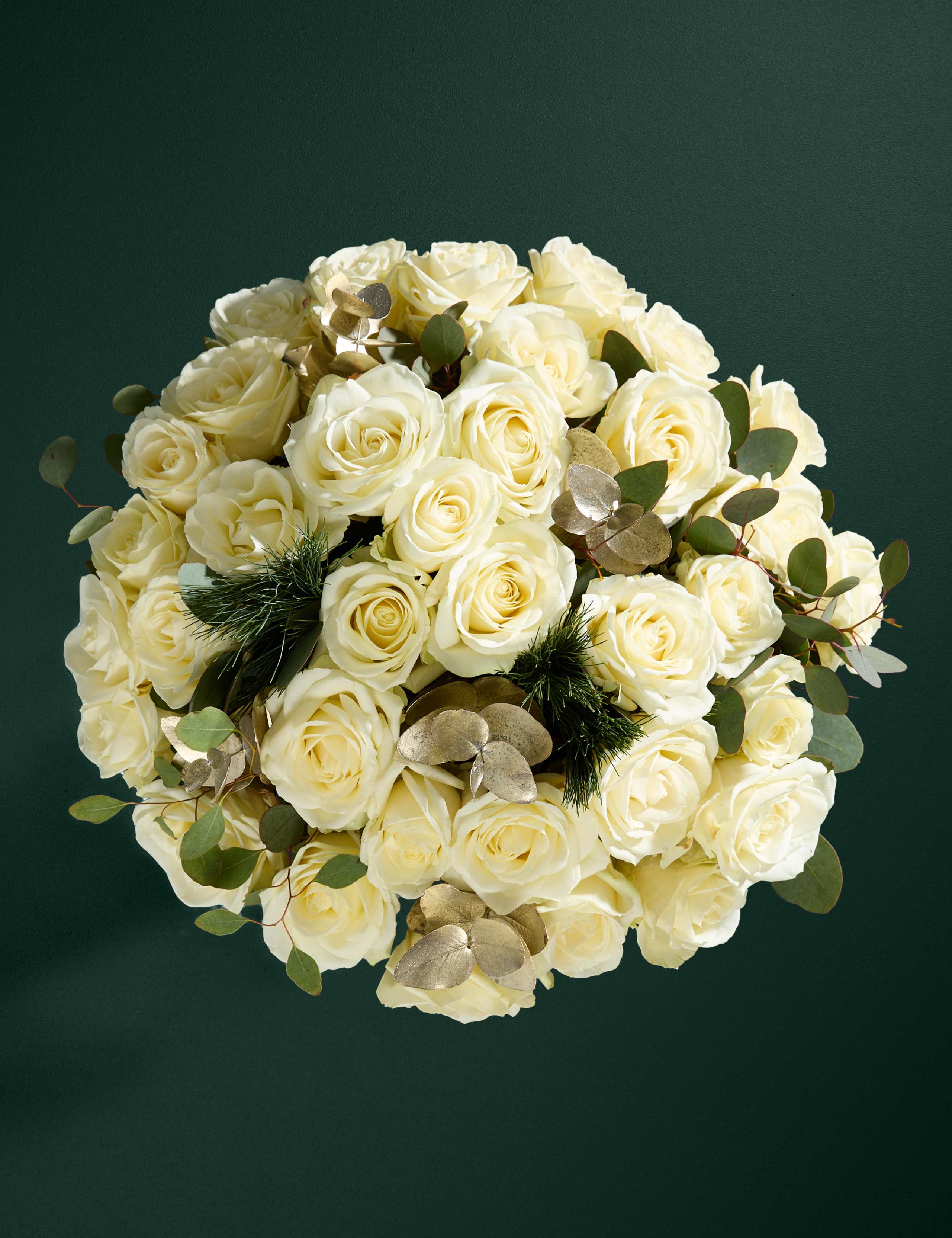 Luxury White Rose Bouquet 2 of 9