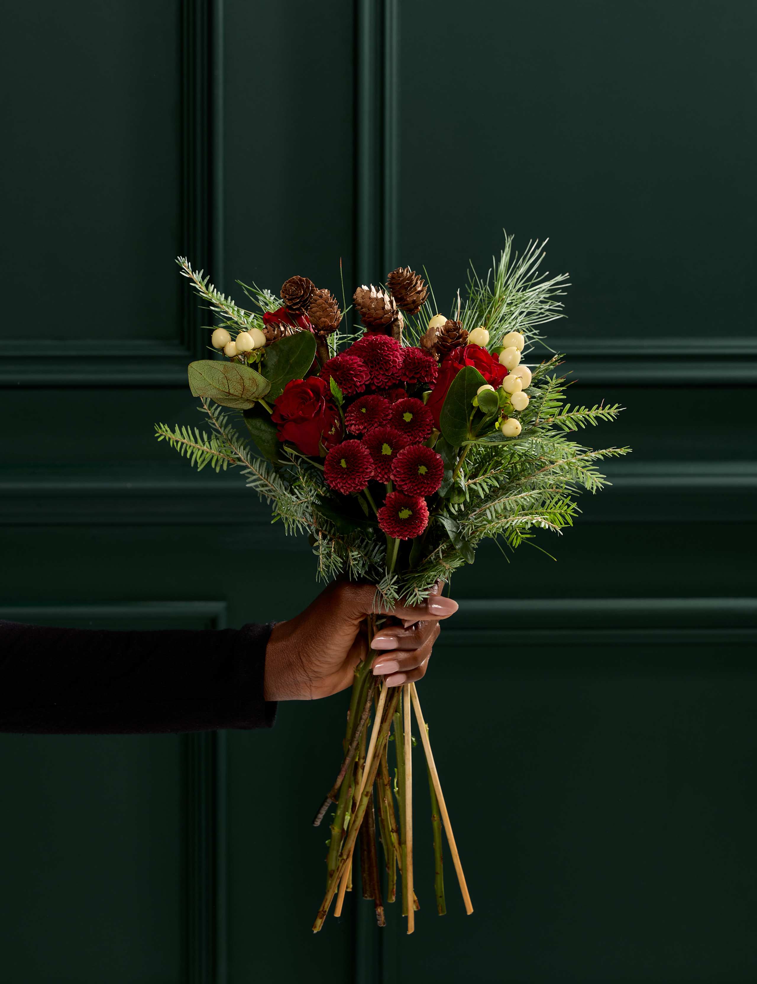 Festive Red Floral Center Piece 6 of 8