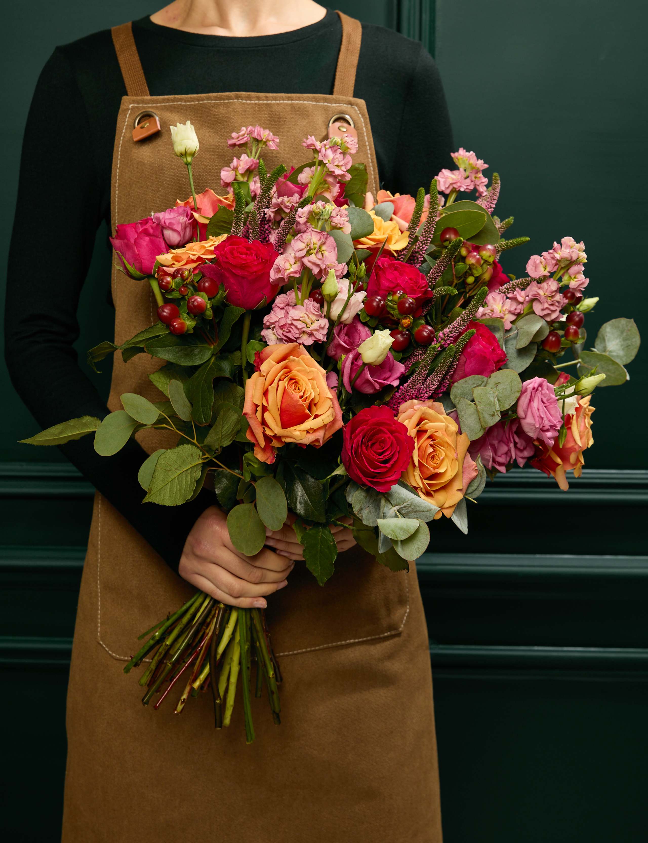 Roses, Stocks & Lisianthus Bouquet 1 of 7