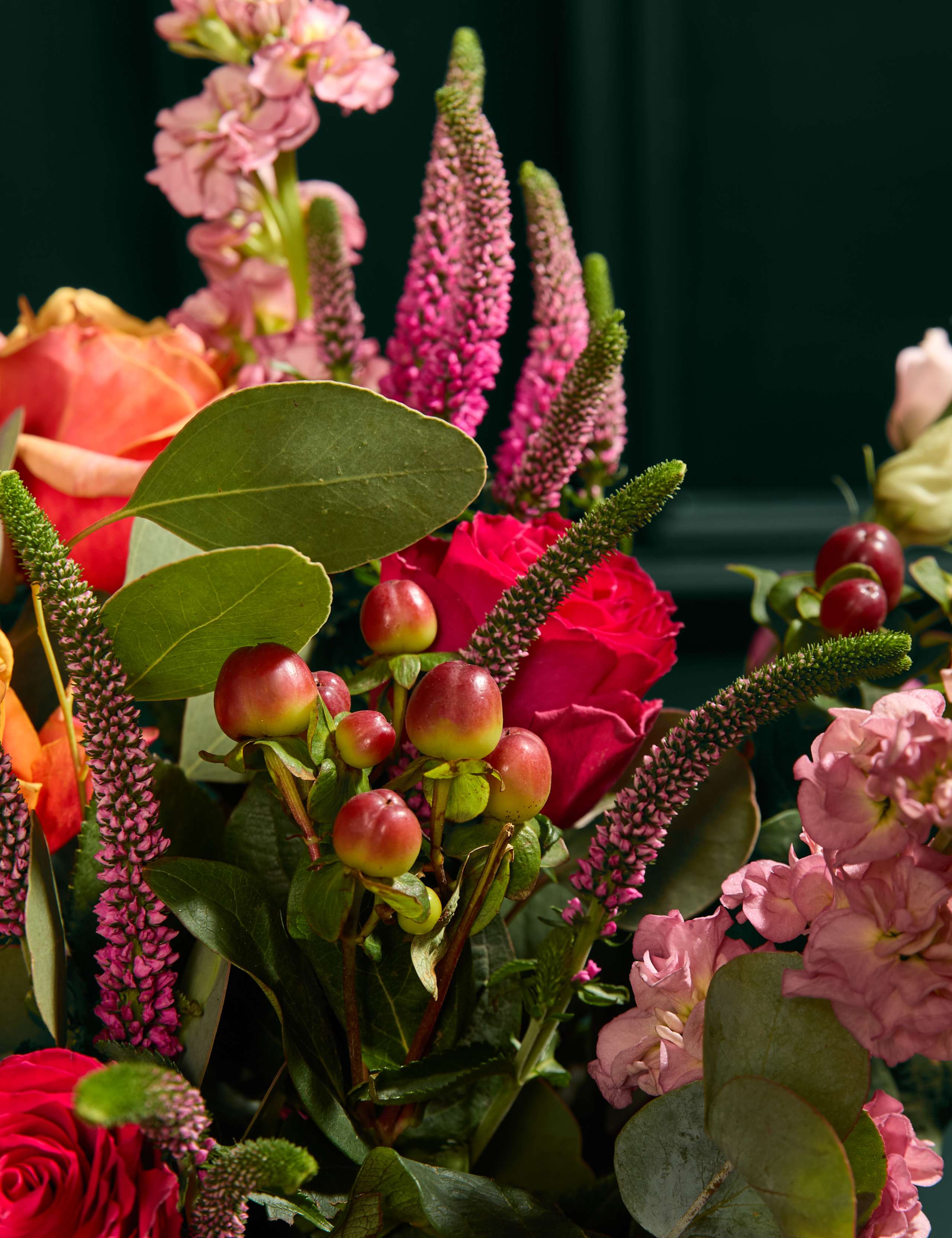 Roses, Stocks & Lisianthus Bouquet 3 of 7