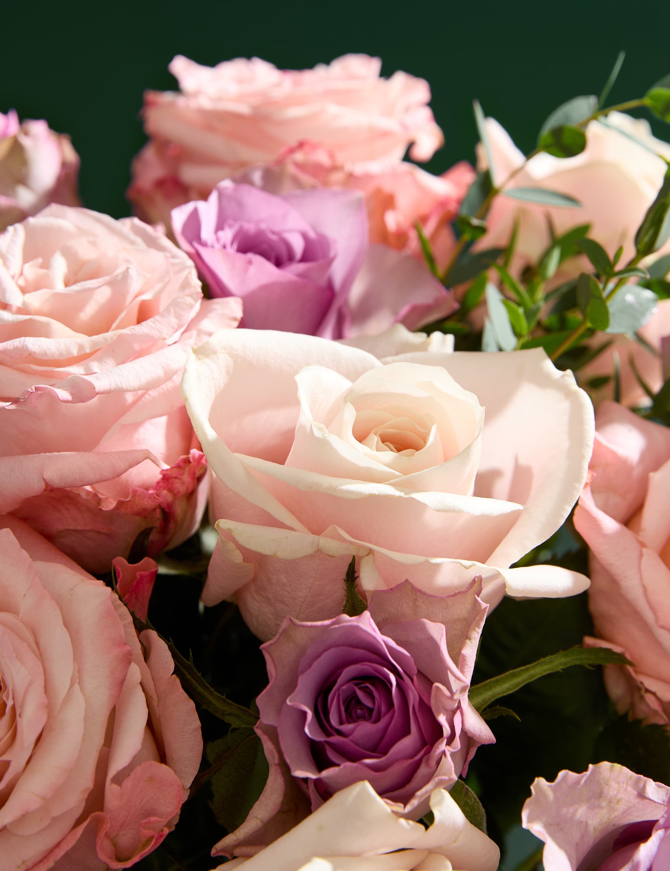 Mother's Day Peach Rose & Eucalyptus Bouquet 3 of 7