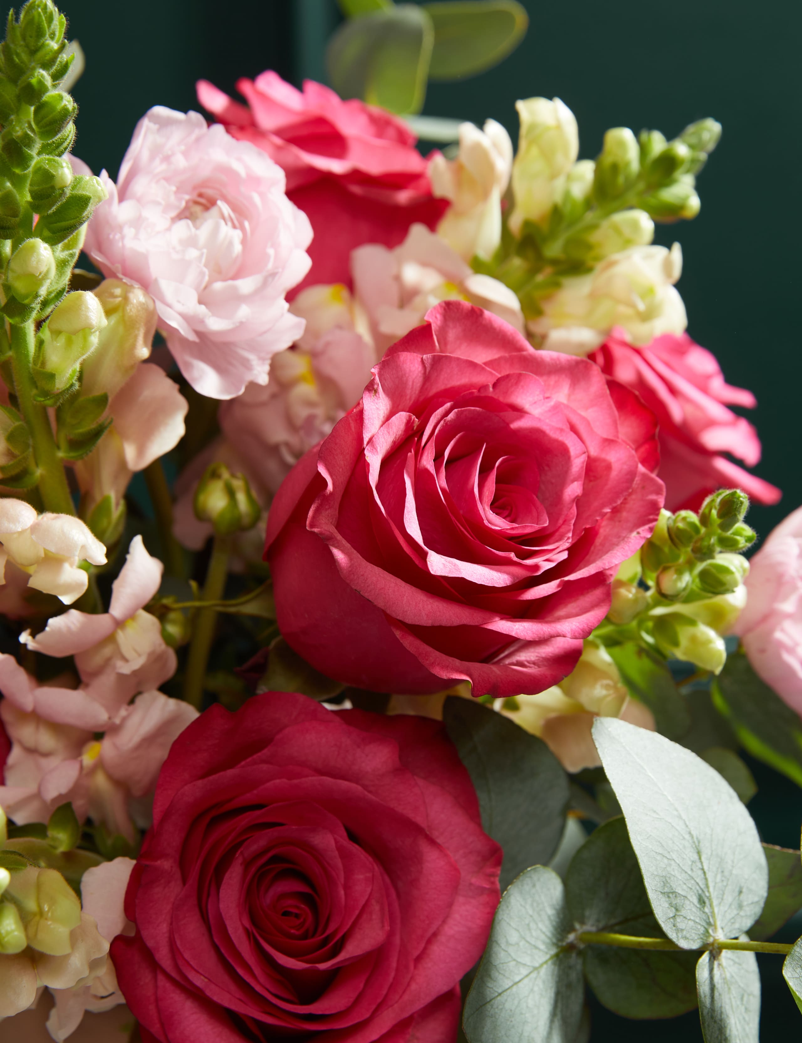Large Rose, Antirrhinums & Ranunculus Bouquet 3 of 7