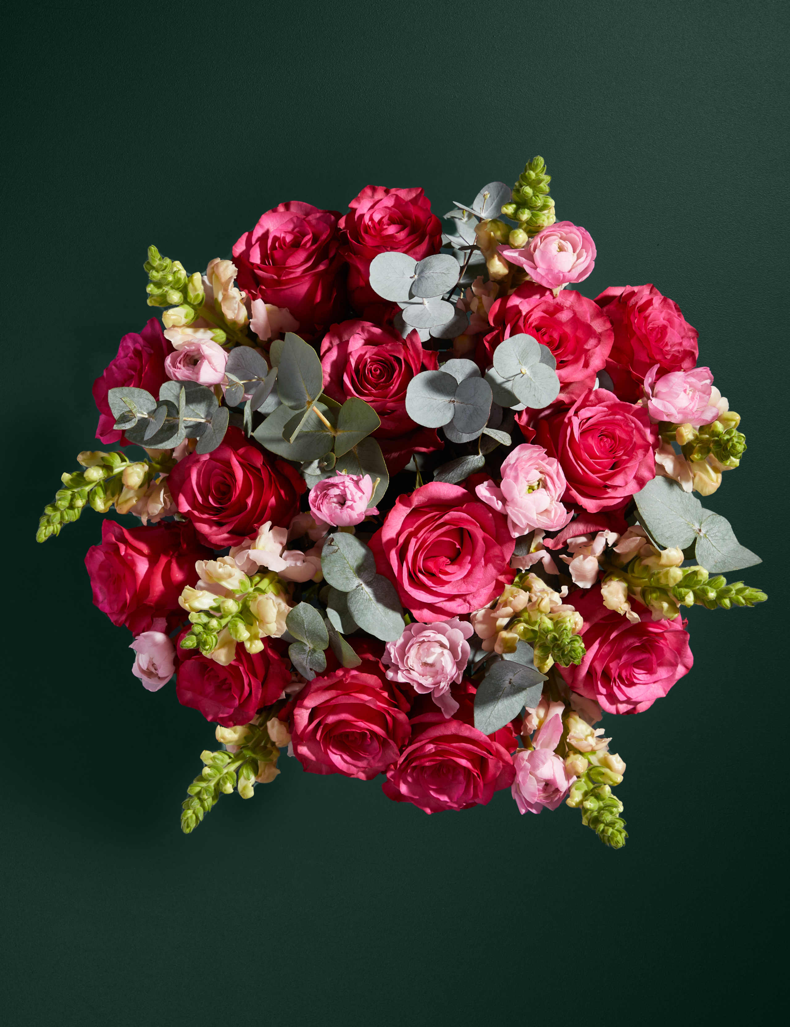 Large Rose, Antirrhinums & Ranunculus Bouquet 2 of 7