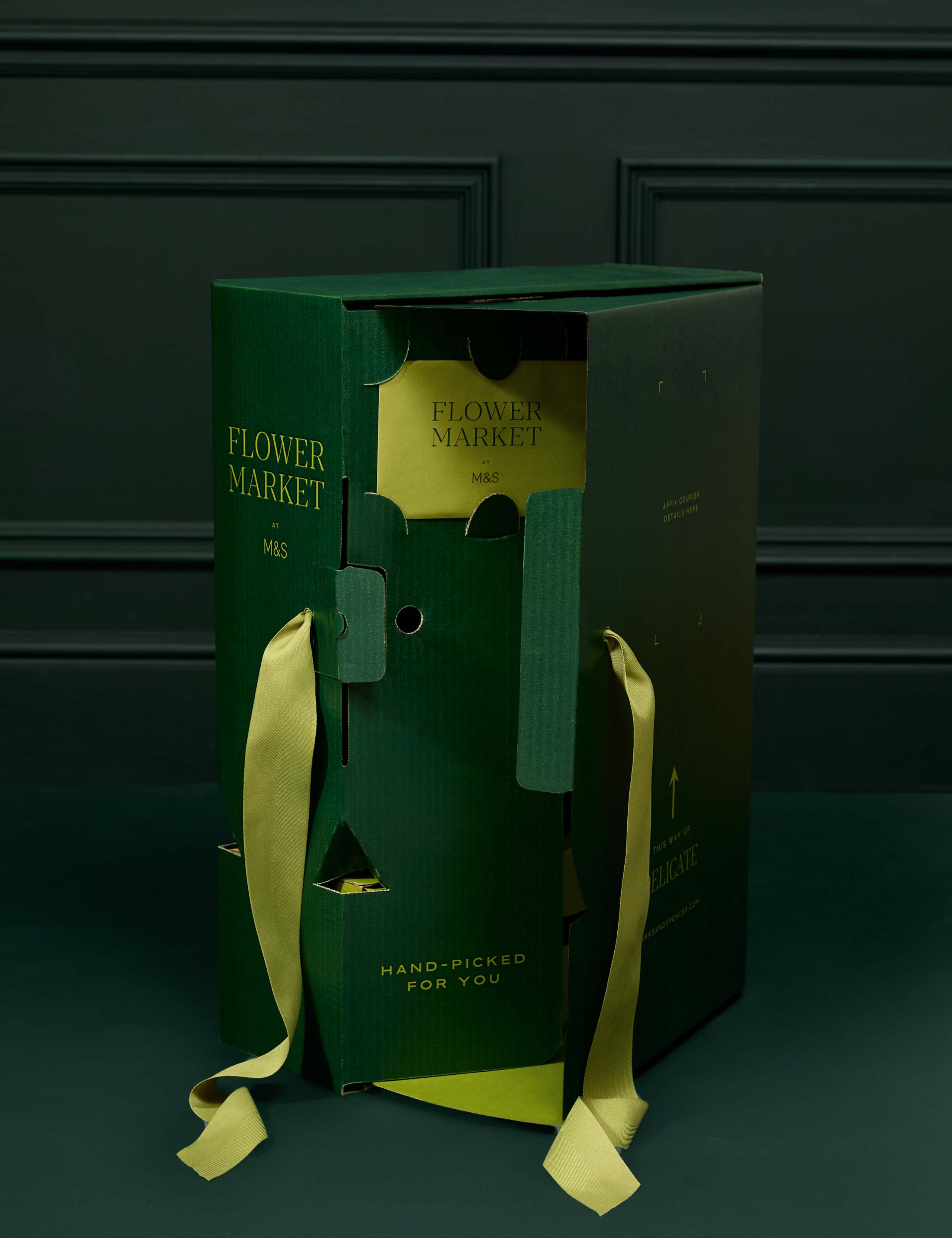 New Home Calathea with Prosecco, Marc de Champagne Truffles & Candle 7 of 7