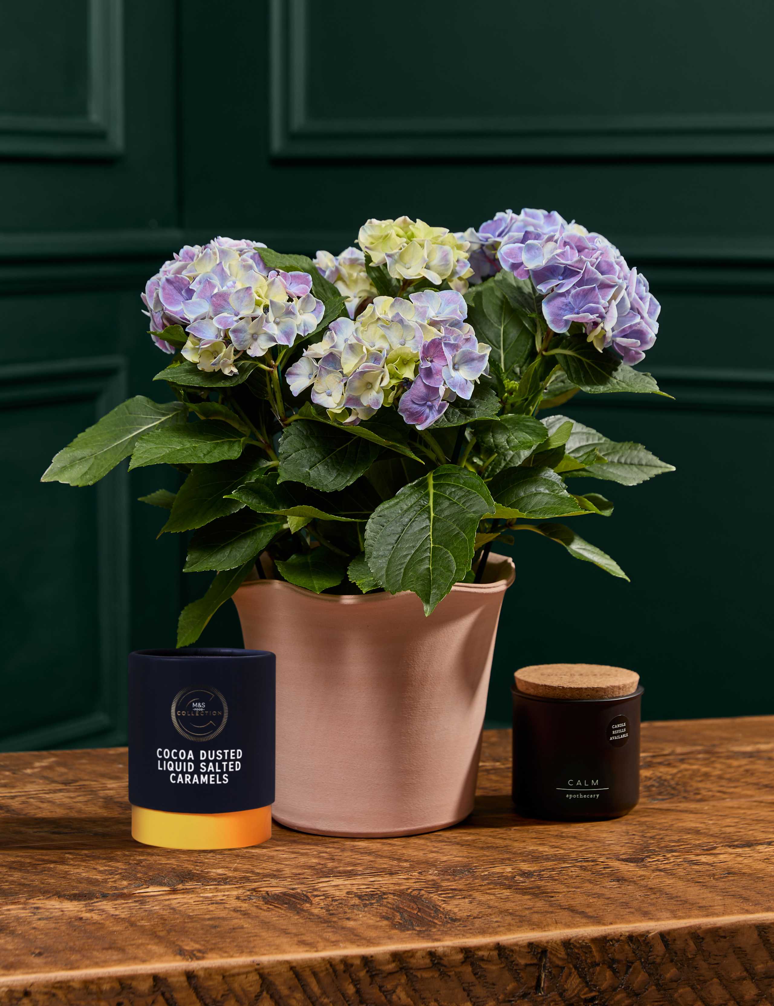 Mother’s Day Hydrangea with Salted Caramels & Candle 1 of 5